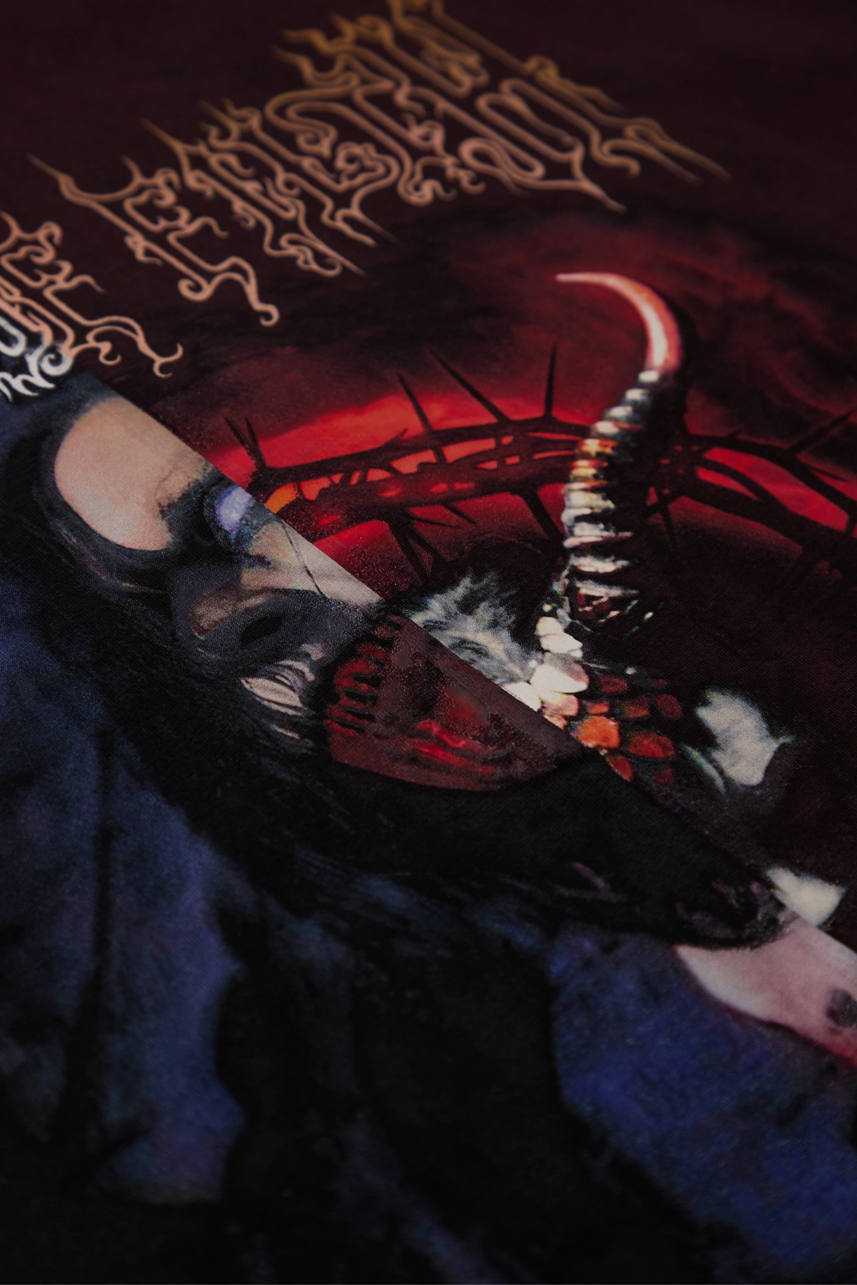 Vetements Cof Cut-Up Oversized T-Shirt Black/Red 2