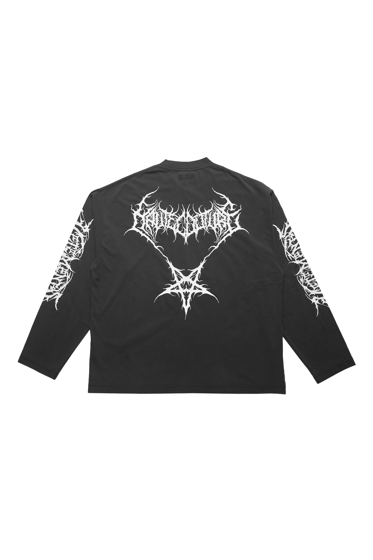 Vetements Death Metal Longsleeve Black/White T-Shirt – ESSXNYC Vetements Death Metal Longsleeve Black/White T-Shirt – ESSXNYC