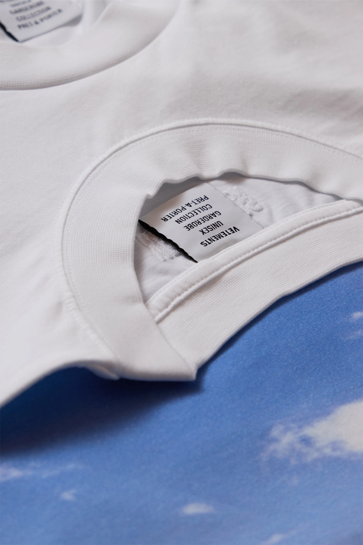 Vetements Desktop Double Layered T-Shirt White 3