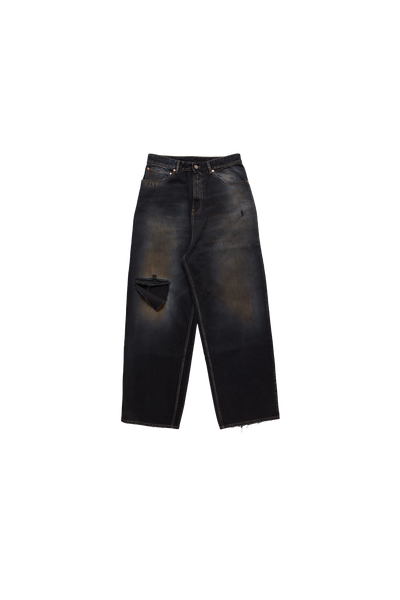 おいそー今市隆二VETEMENTS DESTROY BAGGYDENIM Vetements Distressed Baggy Jeans Blackout – ESSXNYC