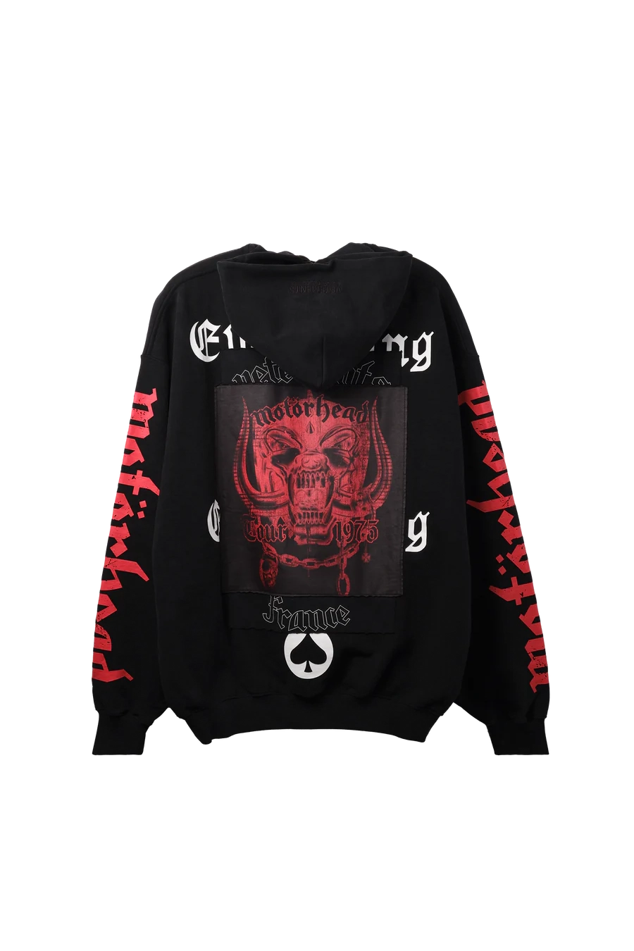 Vetements Motorhead Patched Hoodie