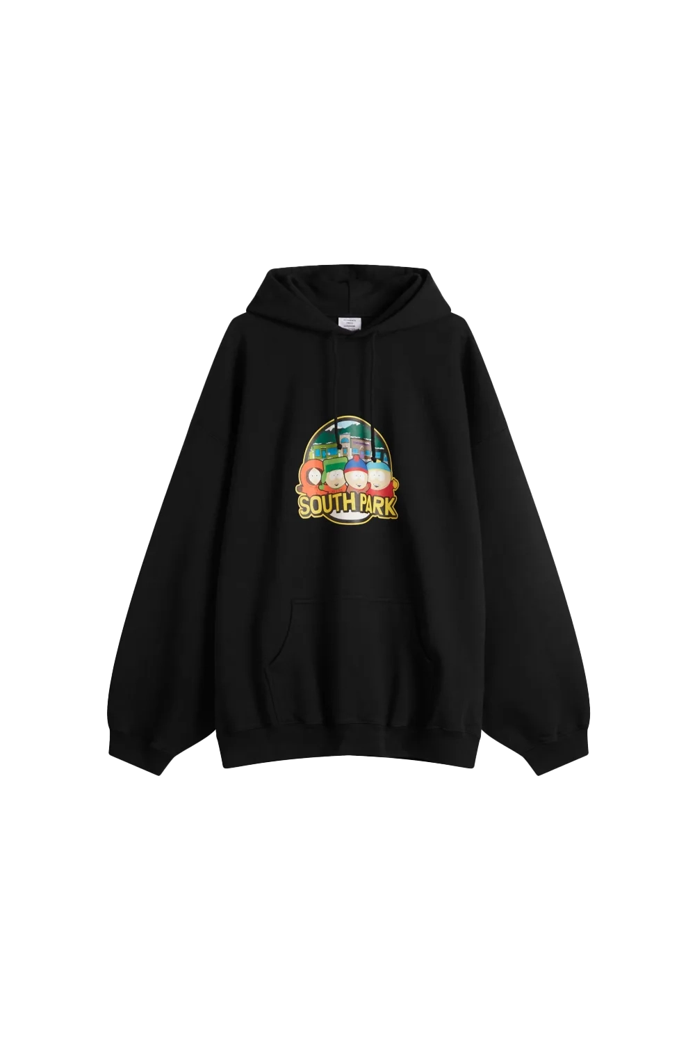 Vetements Southpark Oversized Hoodie Black