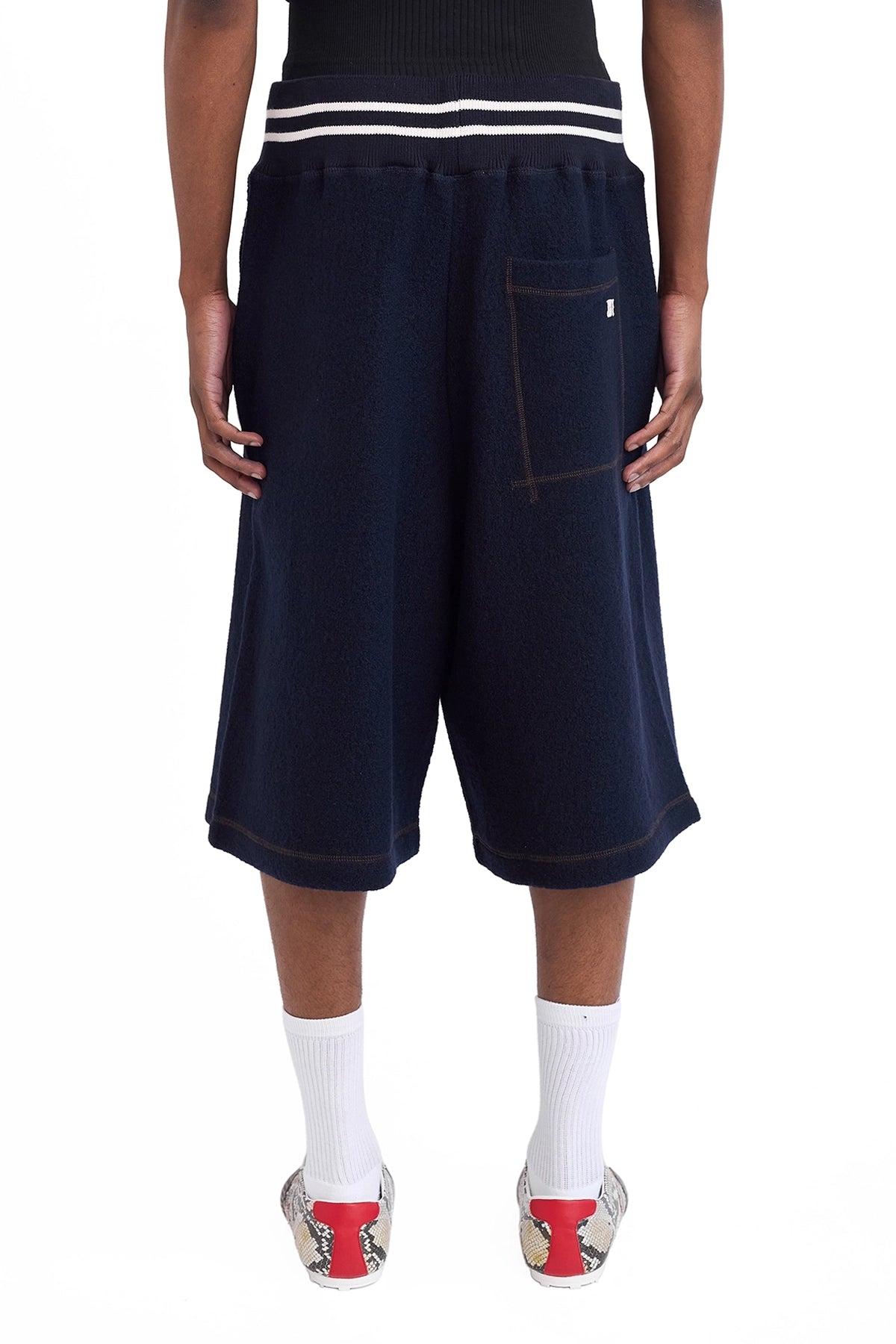 Wales Bonner 
October Shorts Navy