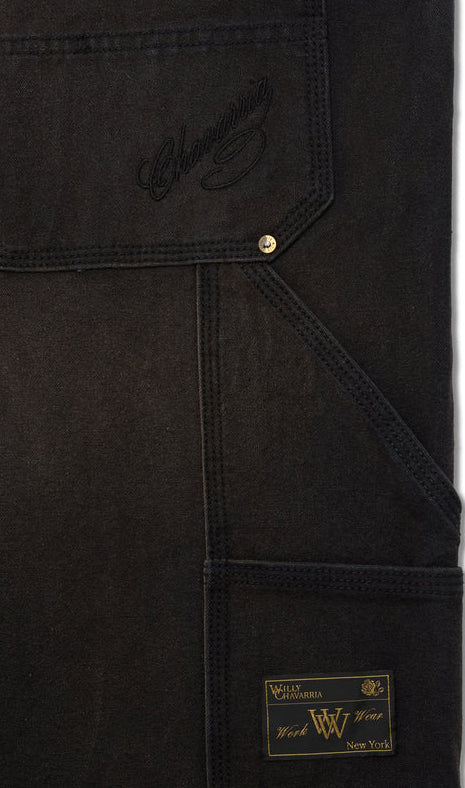 Willy Chavarria Workwear Toluca Pant Black