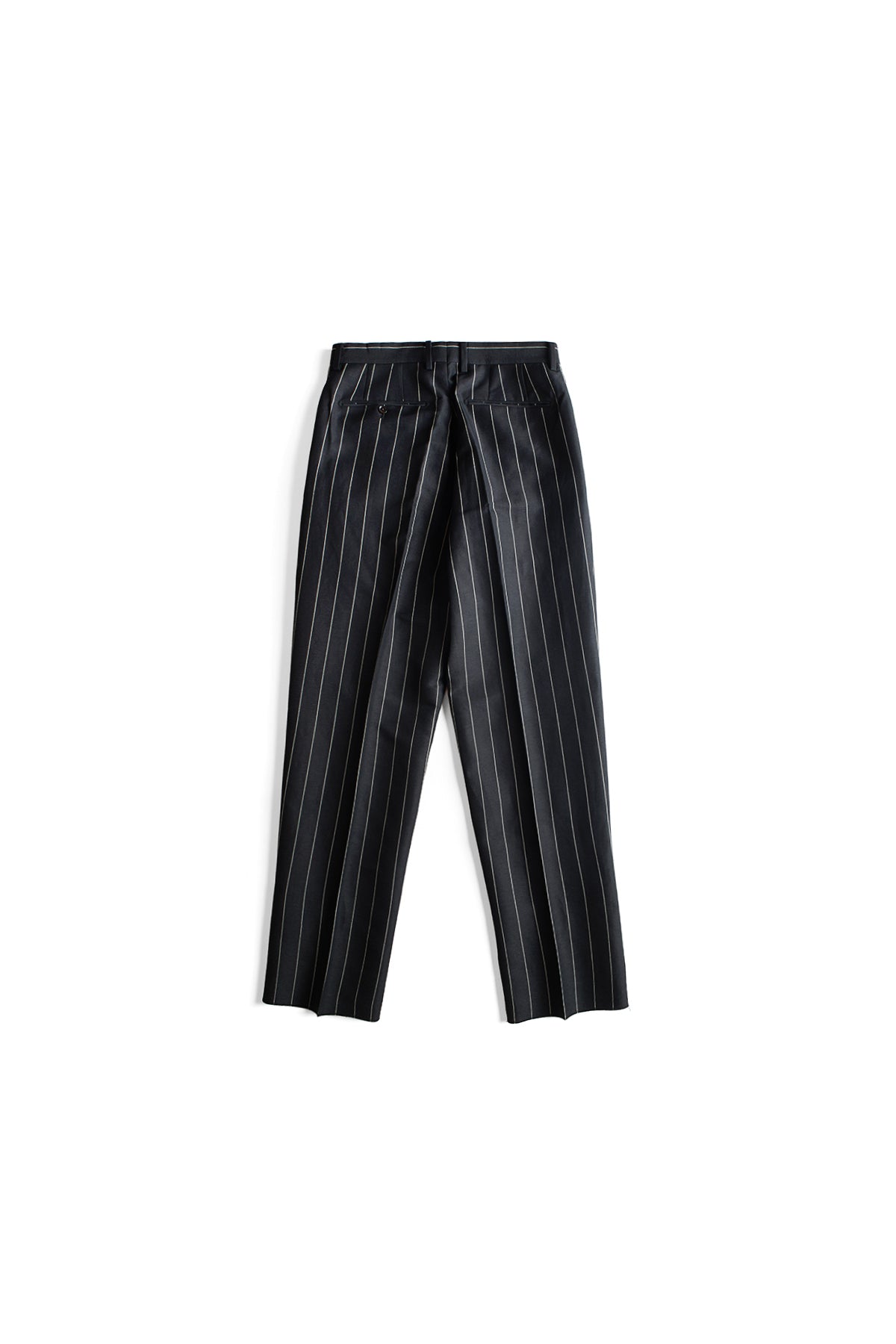 WACKO MARIA DOUBLE PLEATED TROUSERS BLACK