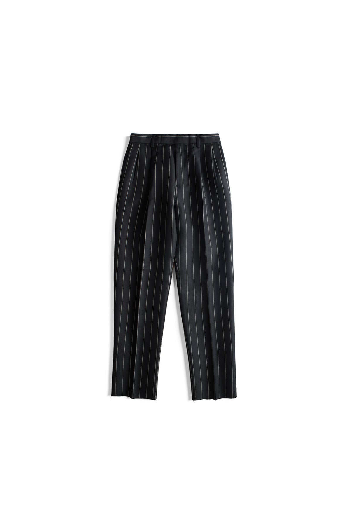 WACKO MARIA DOUBLE PLEATED TROUSERS BLACK