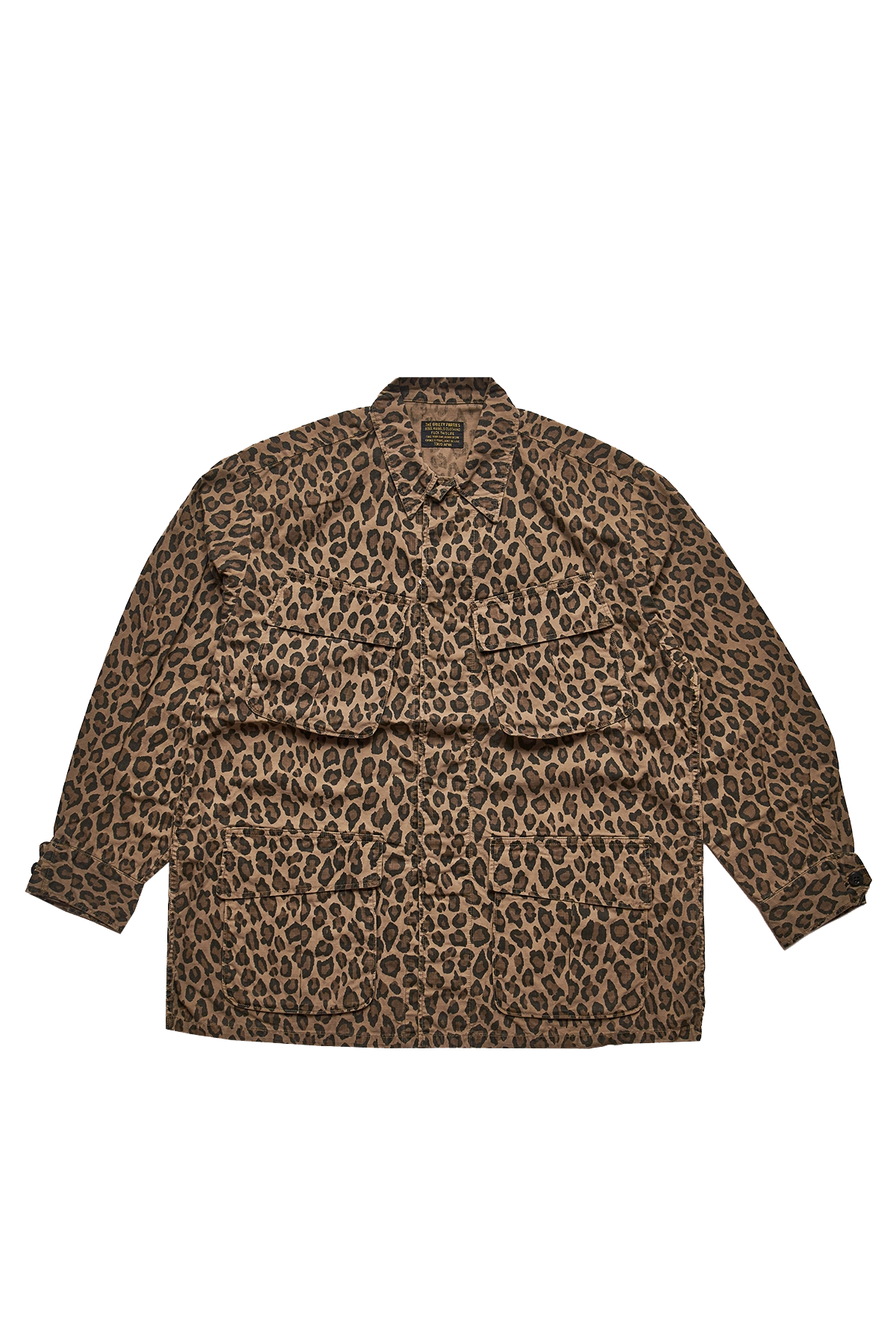 Wacko Maria Leopard Fatigue Jacket Beige – ESSXNYC