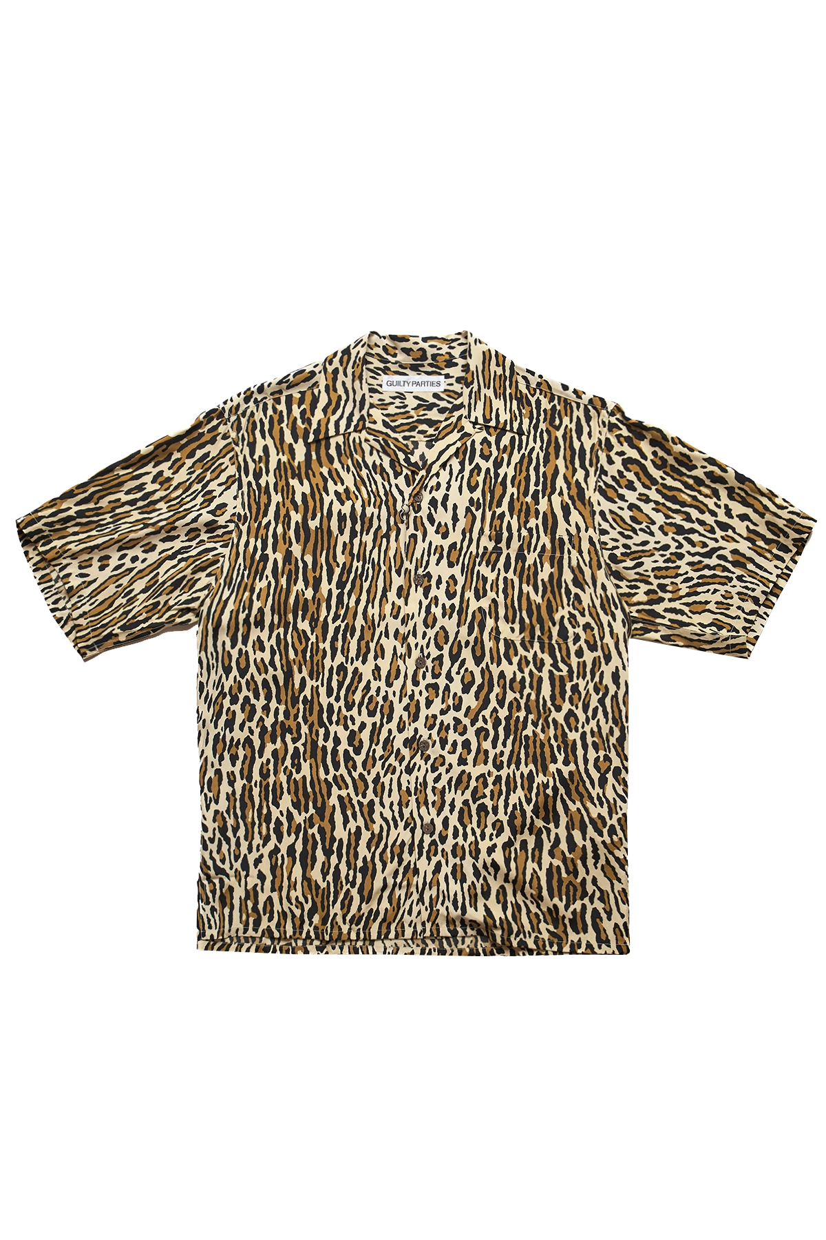 WACKO MARIA LEOPARD HAWAIIAN SHIRT S/S