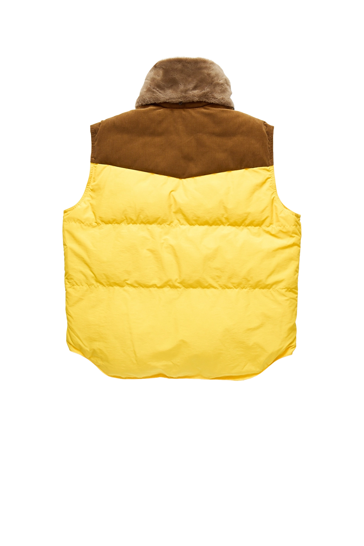 Wales Bonner Brixton Vest Yellow / Brown