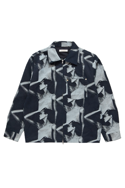 Wales Bonner Jet Zip Jacket Indigo – ESSXNYC