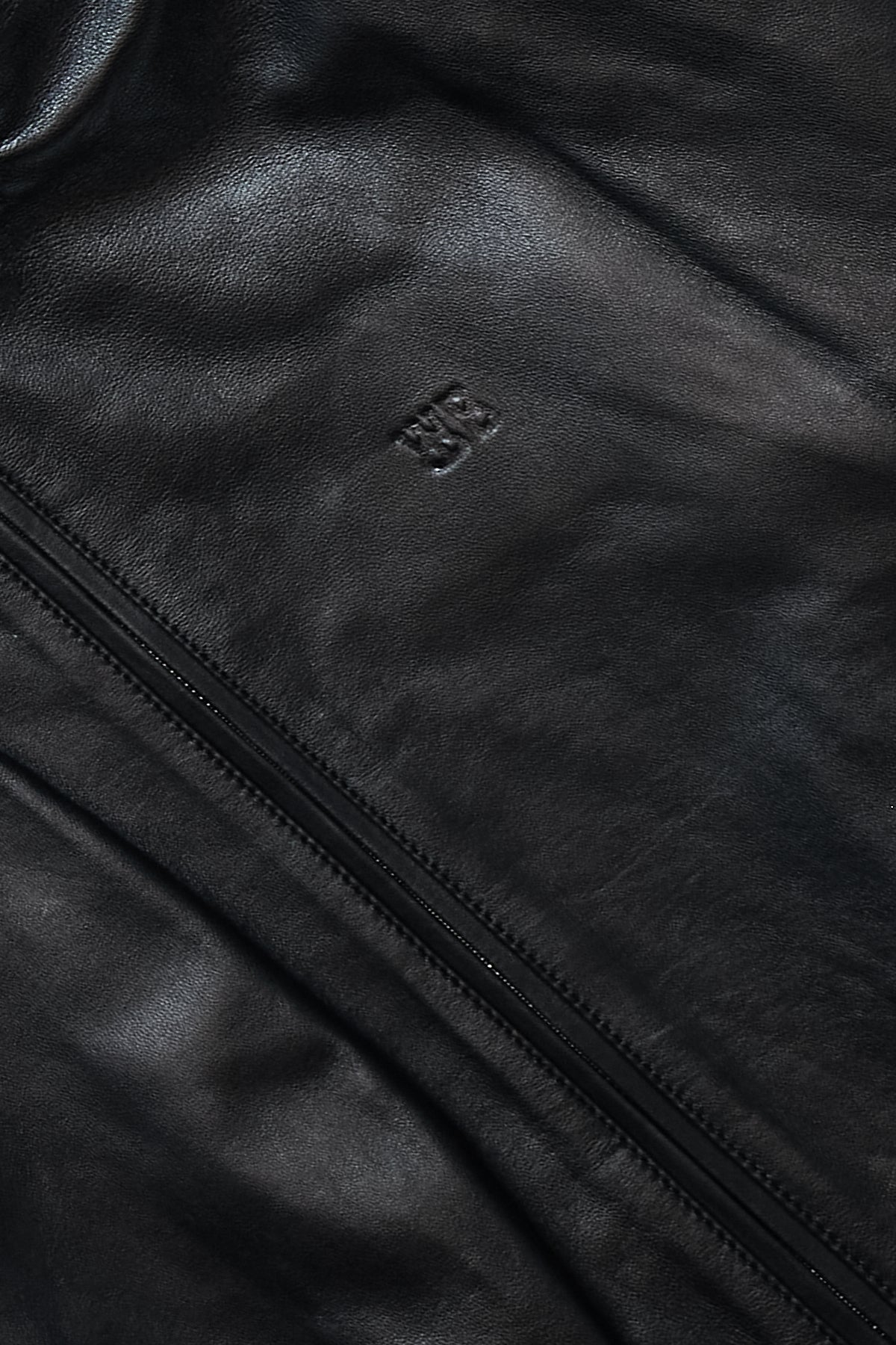 Wales Bonner Nomad Leather Jacket Black