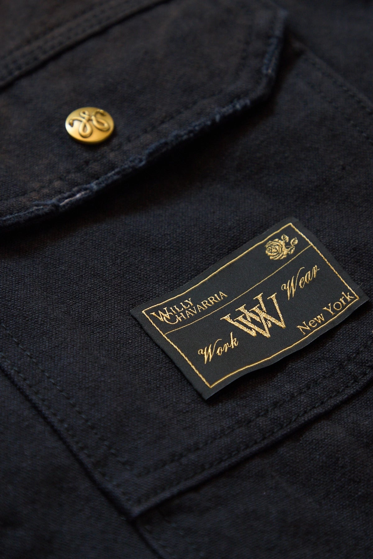 Willy Chavarria Stockton Work Jacket Black
