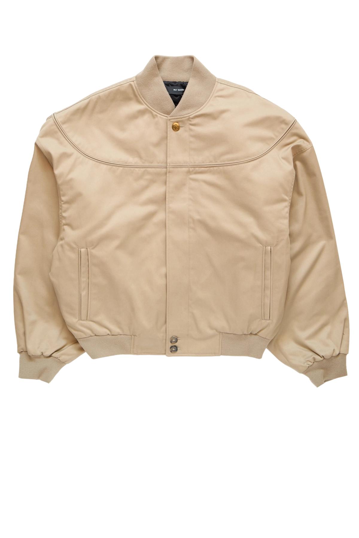 Willy Chavarria Gas Station Bomber Beige