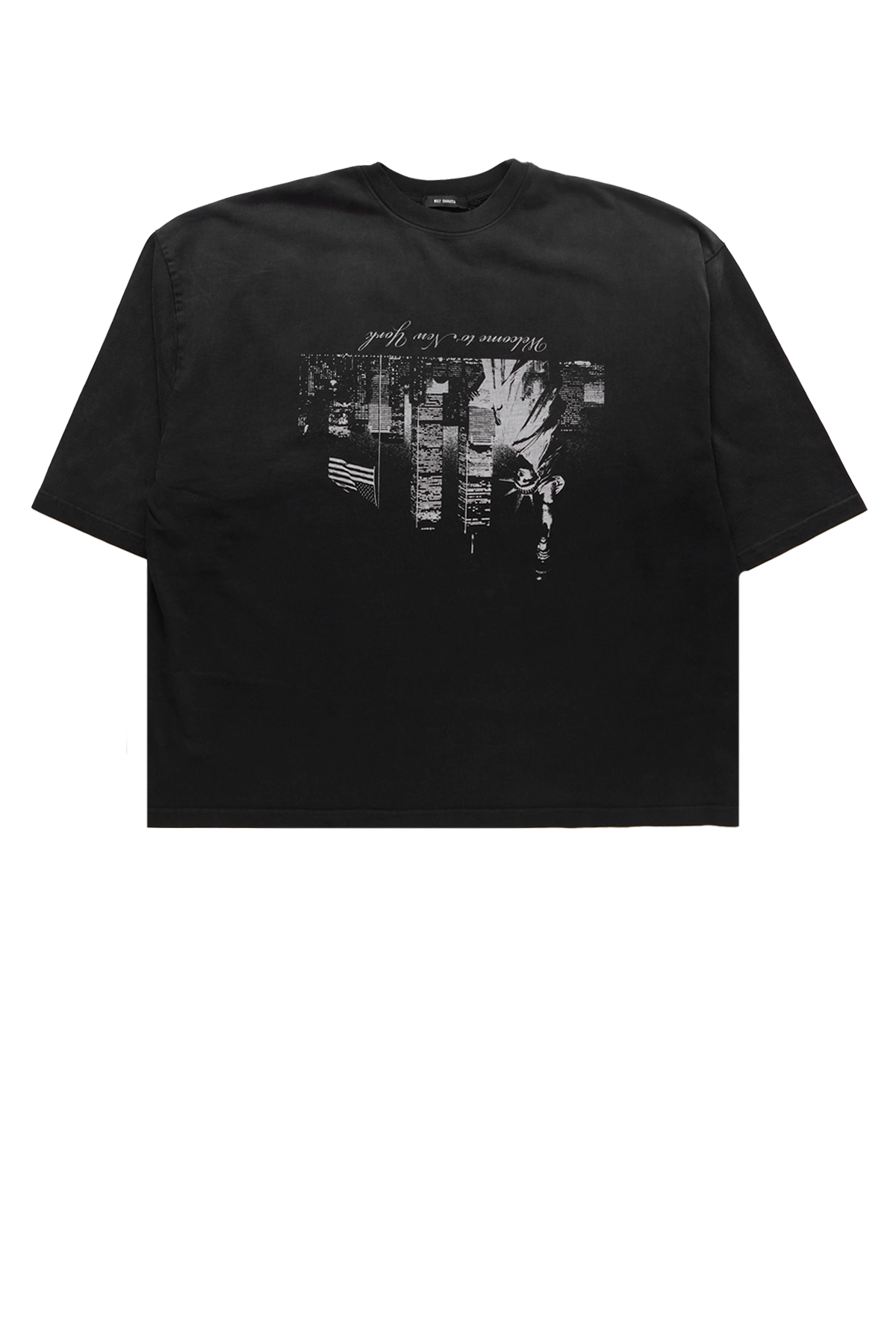 Willy Chavarria Welcome To NY Buffalo Tee Black
