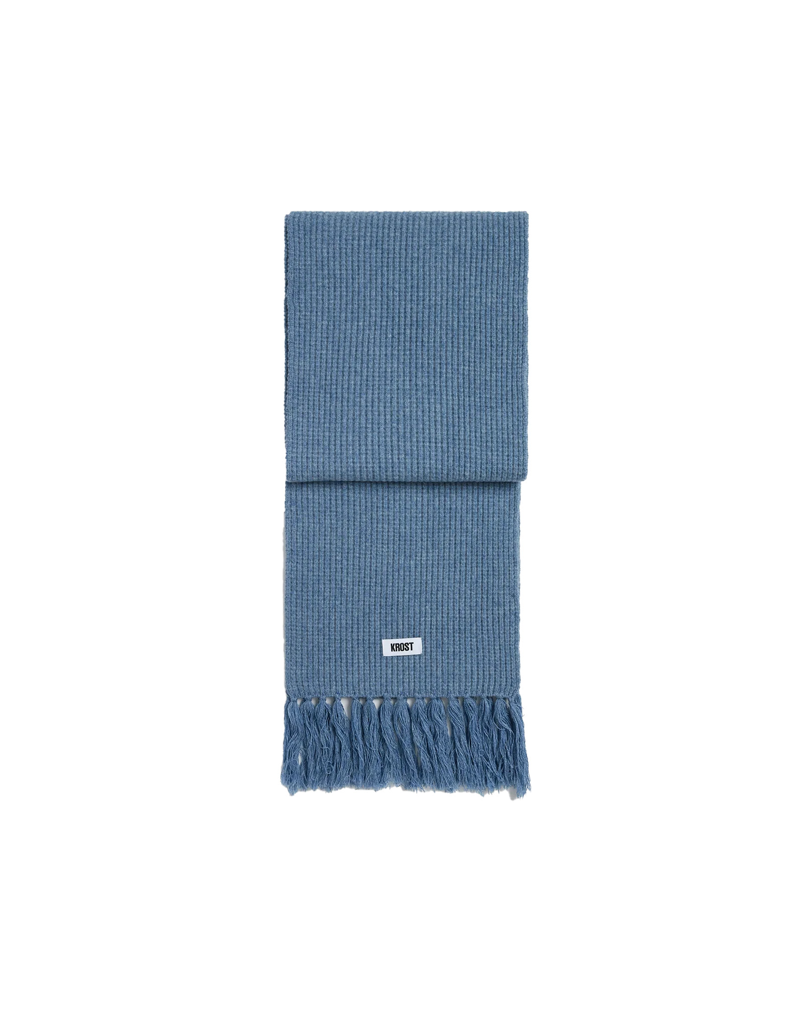 KROST Wool Speckle Scarf Cashmere Blue