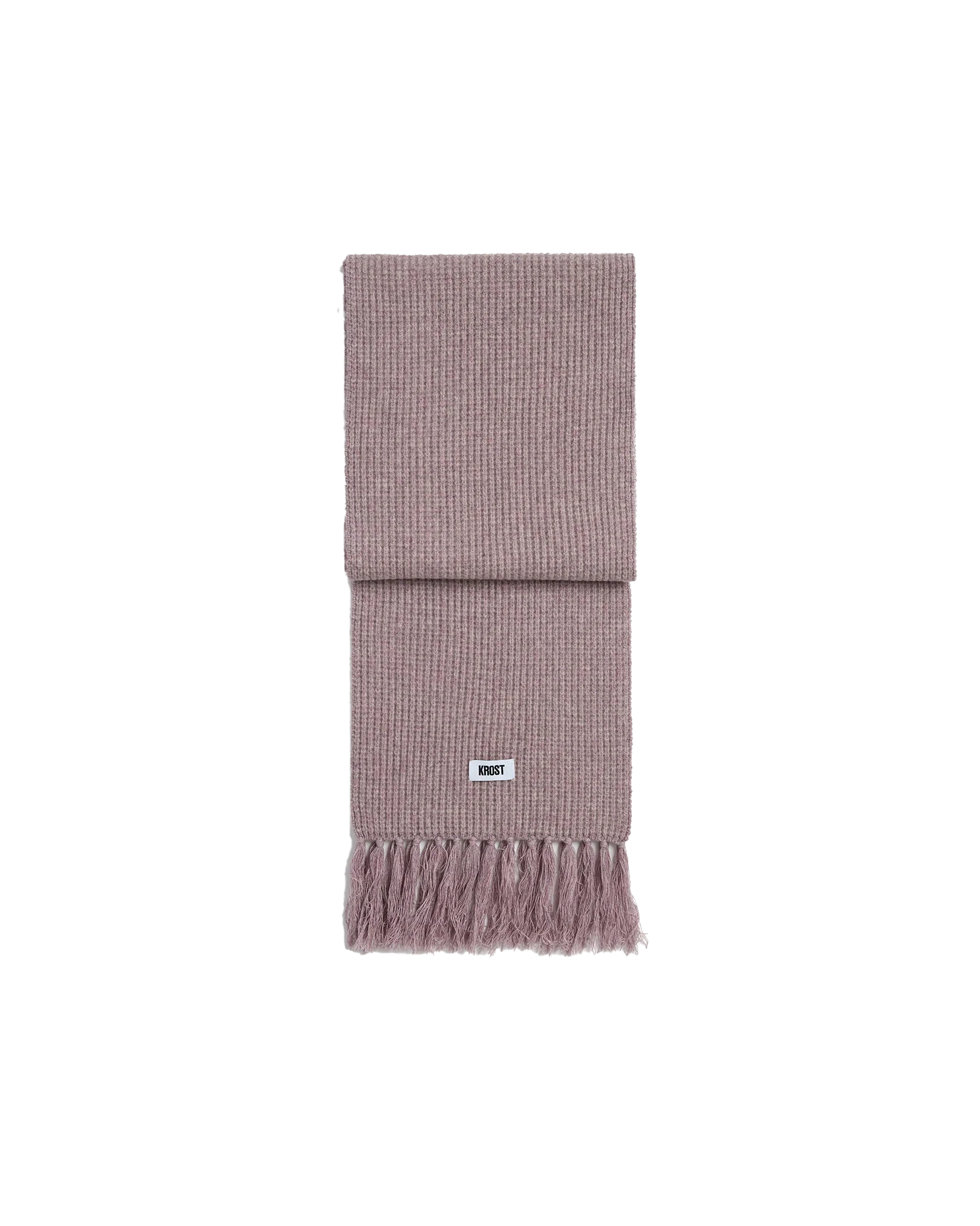 KROST Wool Speckle Scarf Mauve