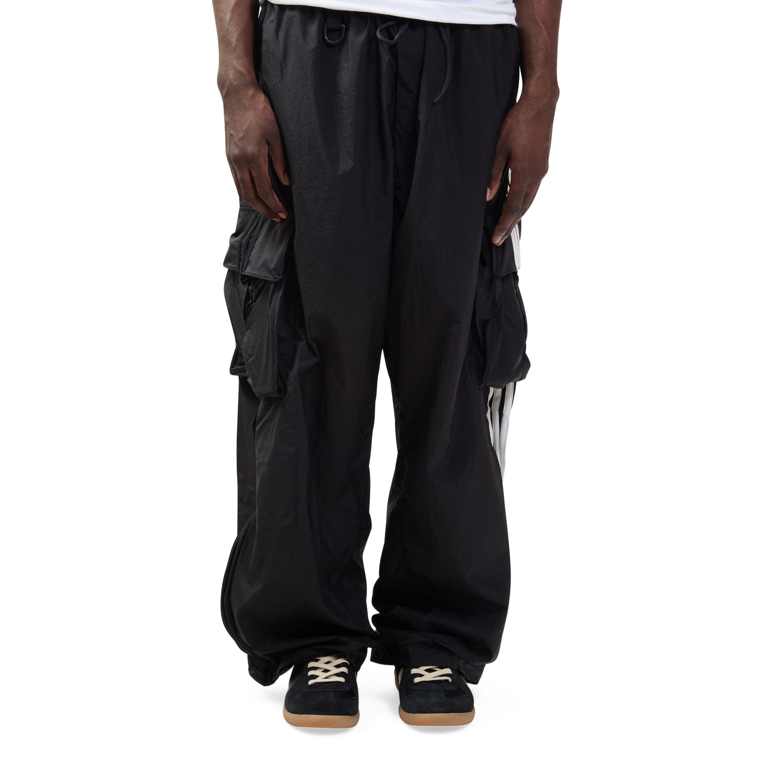Y-3 Nylon 3 Stripes Cargo Pants Black