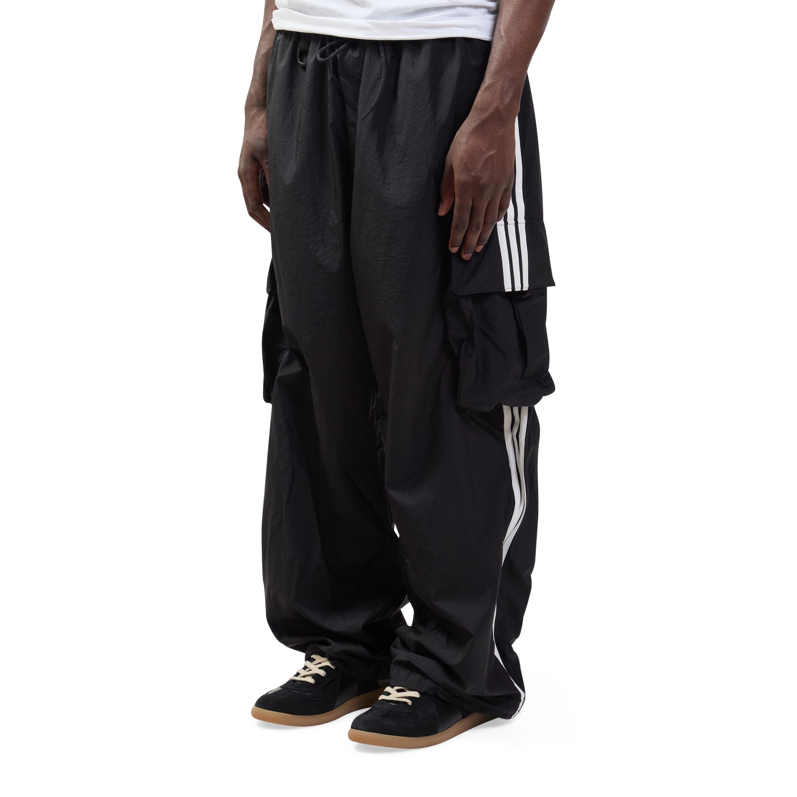 Y-3 Nylon 3 Stripes Cargo Pants Black
