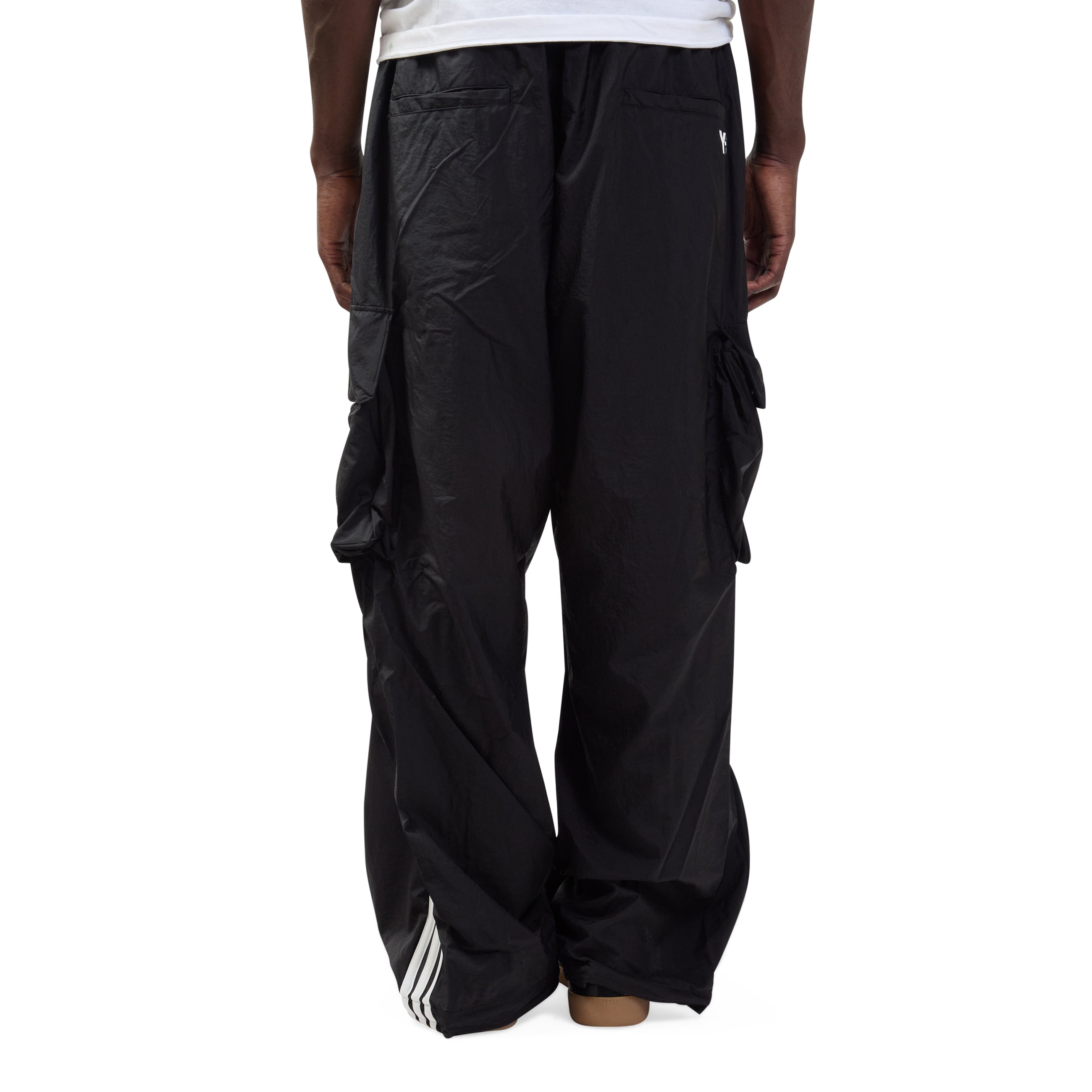 Y-3 Nylon 3 Stripes Cargo Pants Black