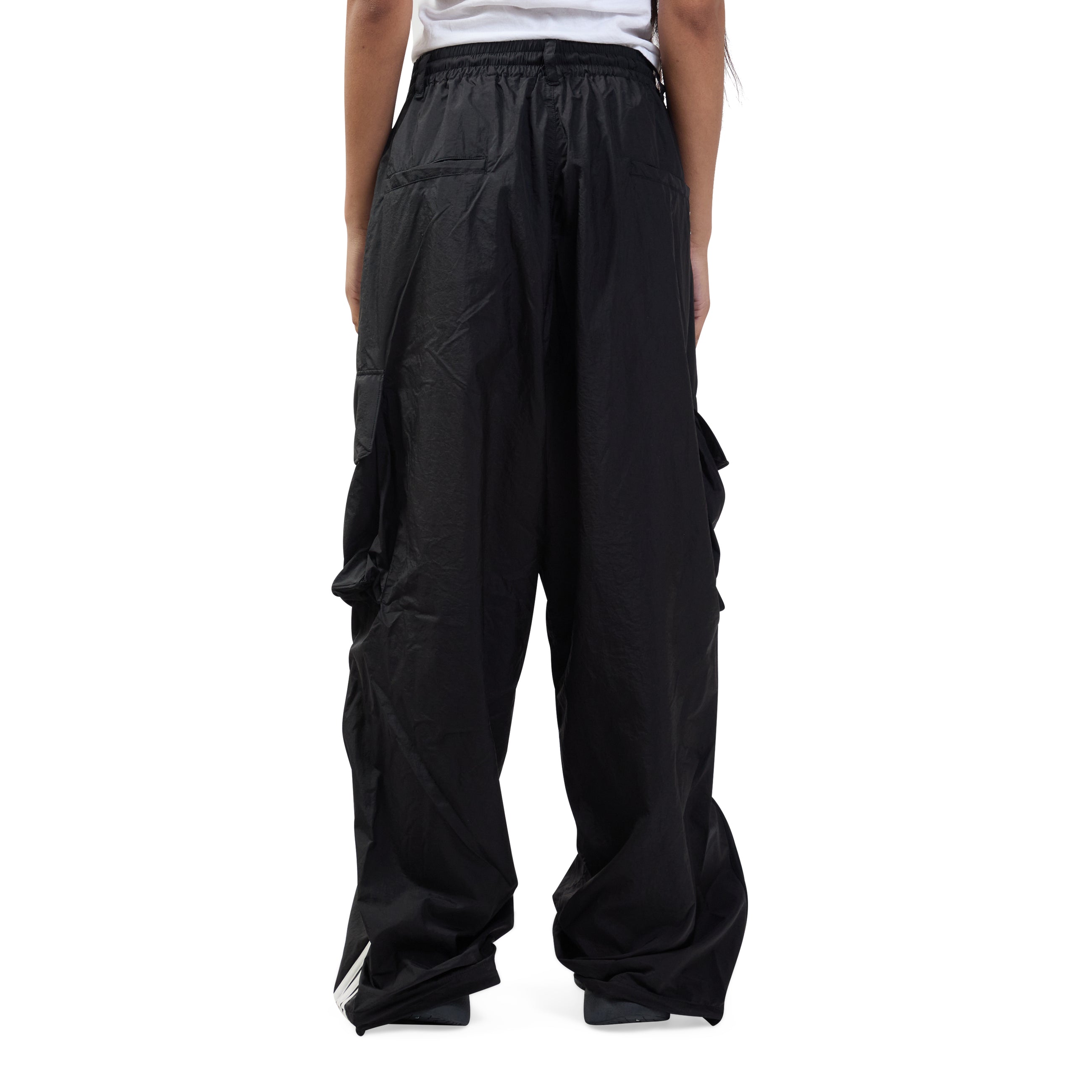 Y-3 Nylon 3 Stripes Cargo Pants Black