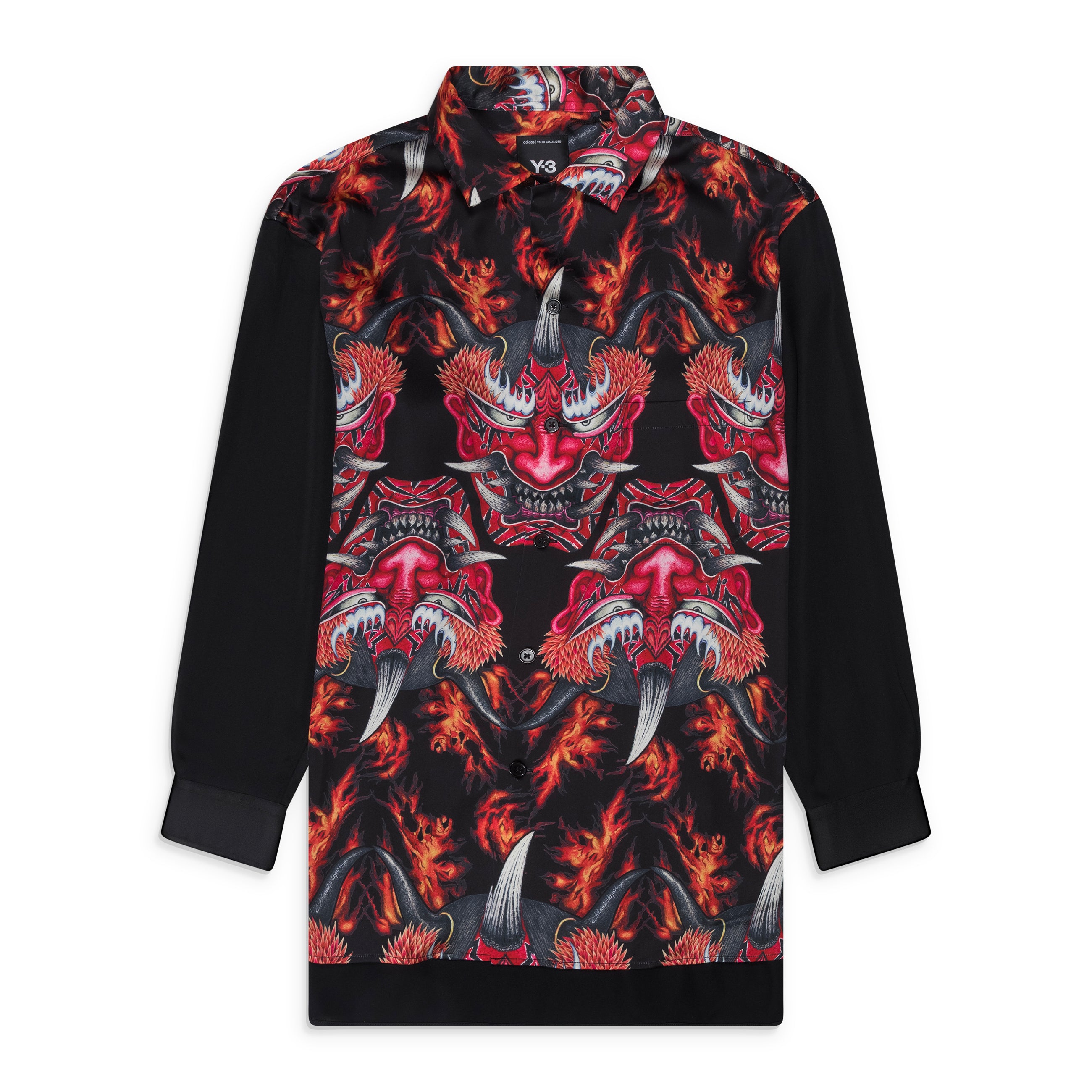 Y-3 Satin Gfx Shirt Multicolor front