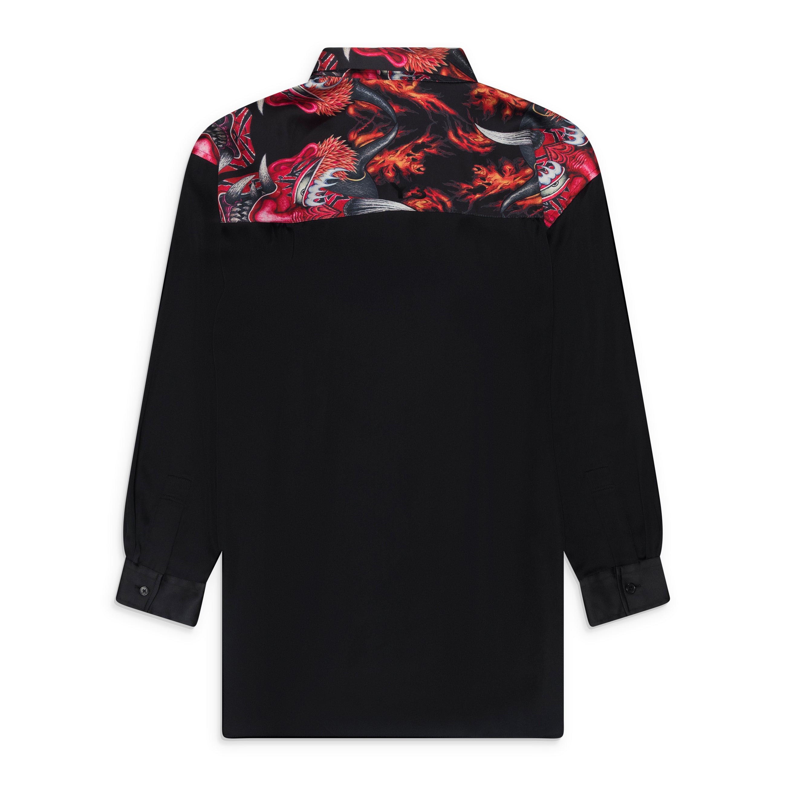 Y-3 Satin Gfx Shirt Multicolor detail