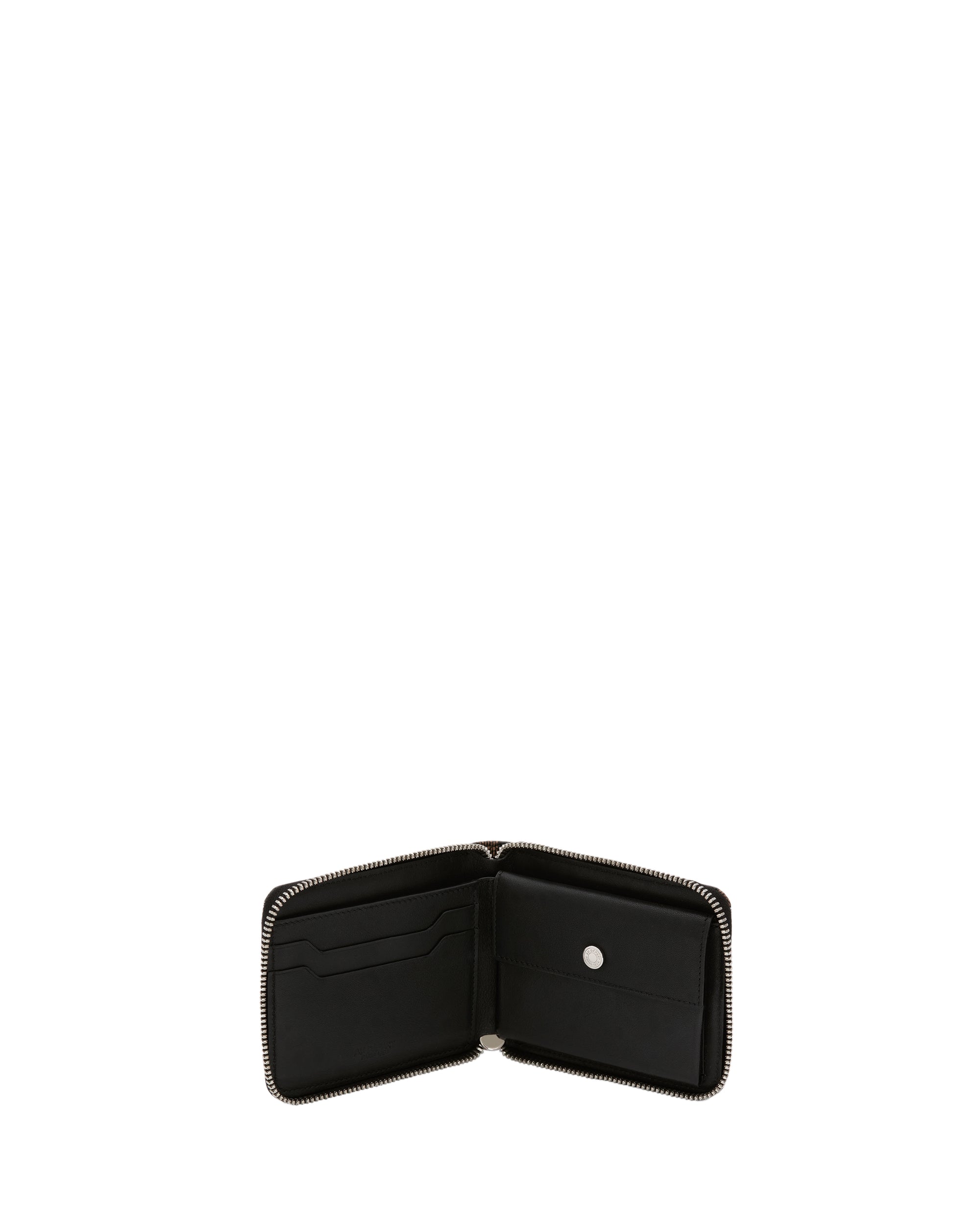 Au Depart Zip Bifold Wallet Noir/Noir