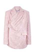 MARTINE ROSE EMPTY WRAP JACKET PINK