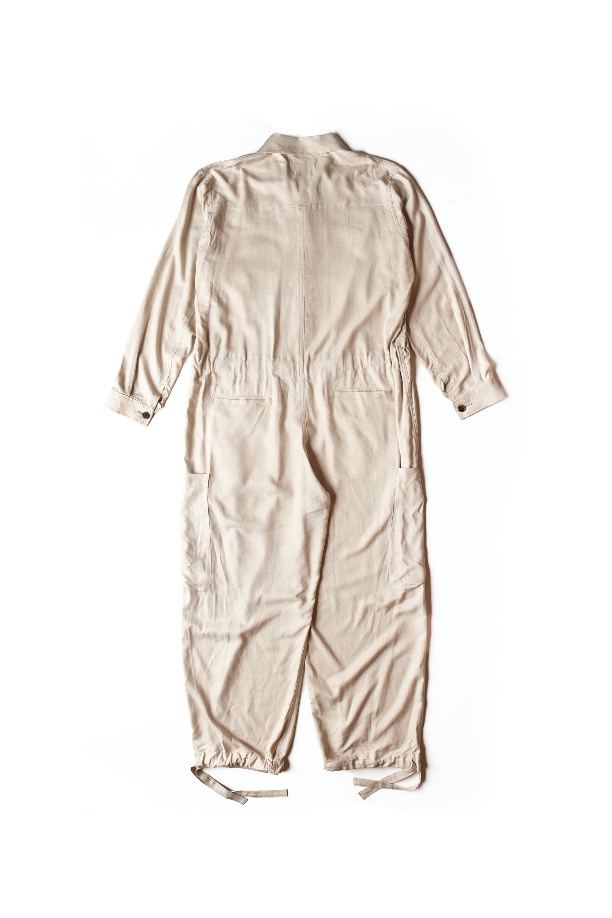 Artcheny Linen Jumpsuit Beige 8299