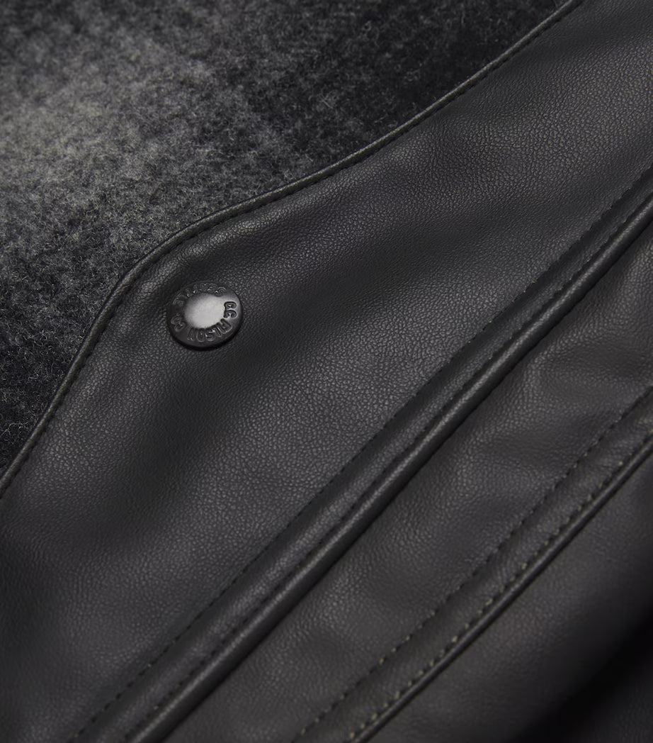 Junya Watanabe Man Filson X Junya Faux Leather Jacket 1-Black