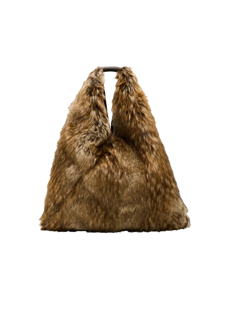 MM6 Faux Fur Classic Japanese Handbag Multi