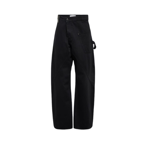 JW Anderson Twisted Workwear Jeans Black 8983