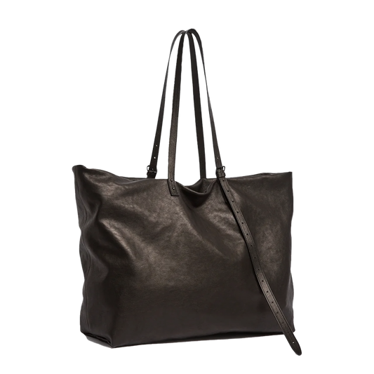 ANN DEMEULEMEESTER BES LEATHER TOTE BAG Bags Black