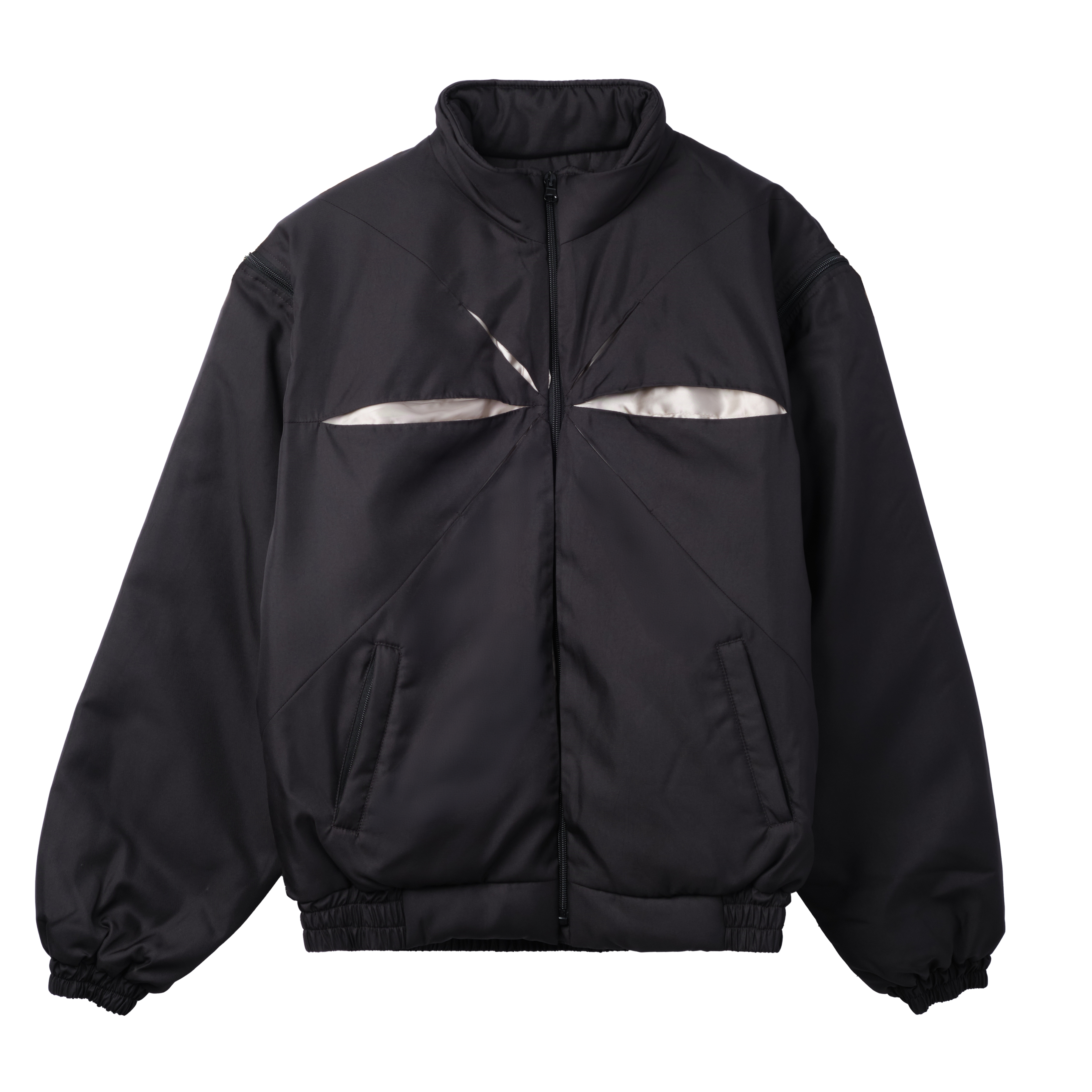 Kusikohc Origami Zip-Up Jacket Black 10511