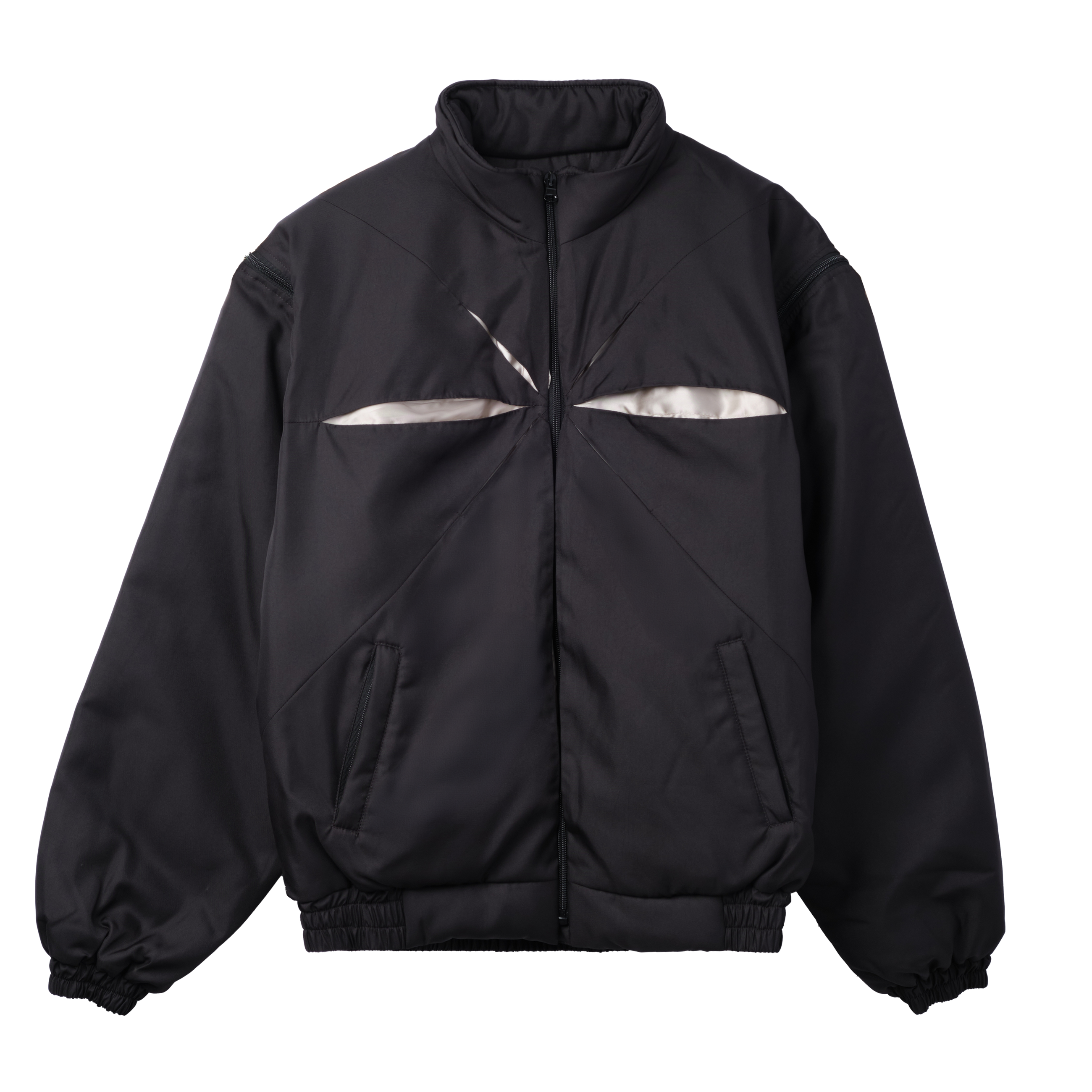 Kusikohc Origami Zip-Up Jacket Black 10511