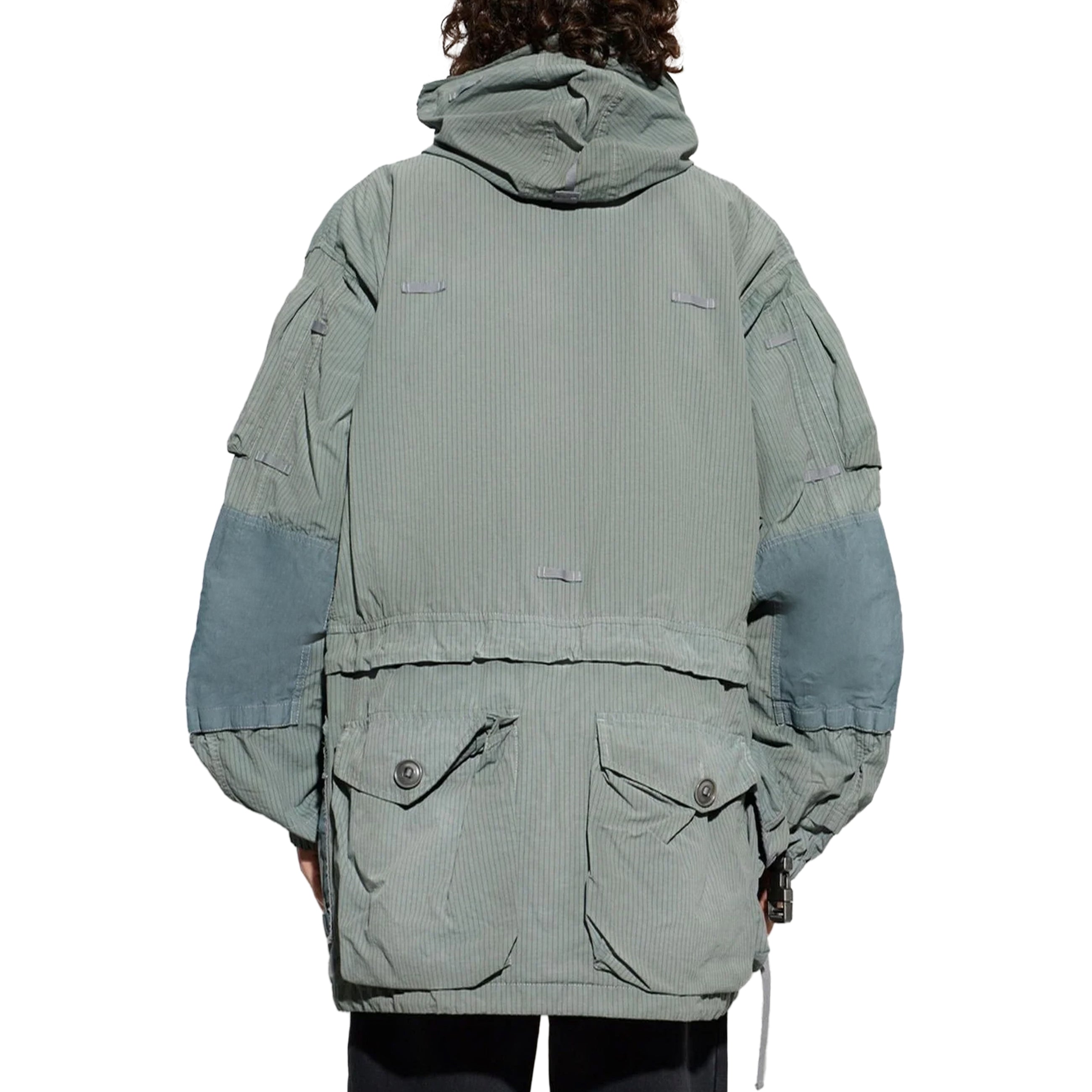 Maison Margiela Cargo Pocket Ripstop Coat Sage