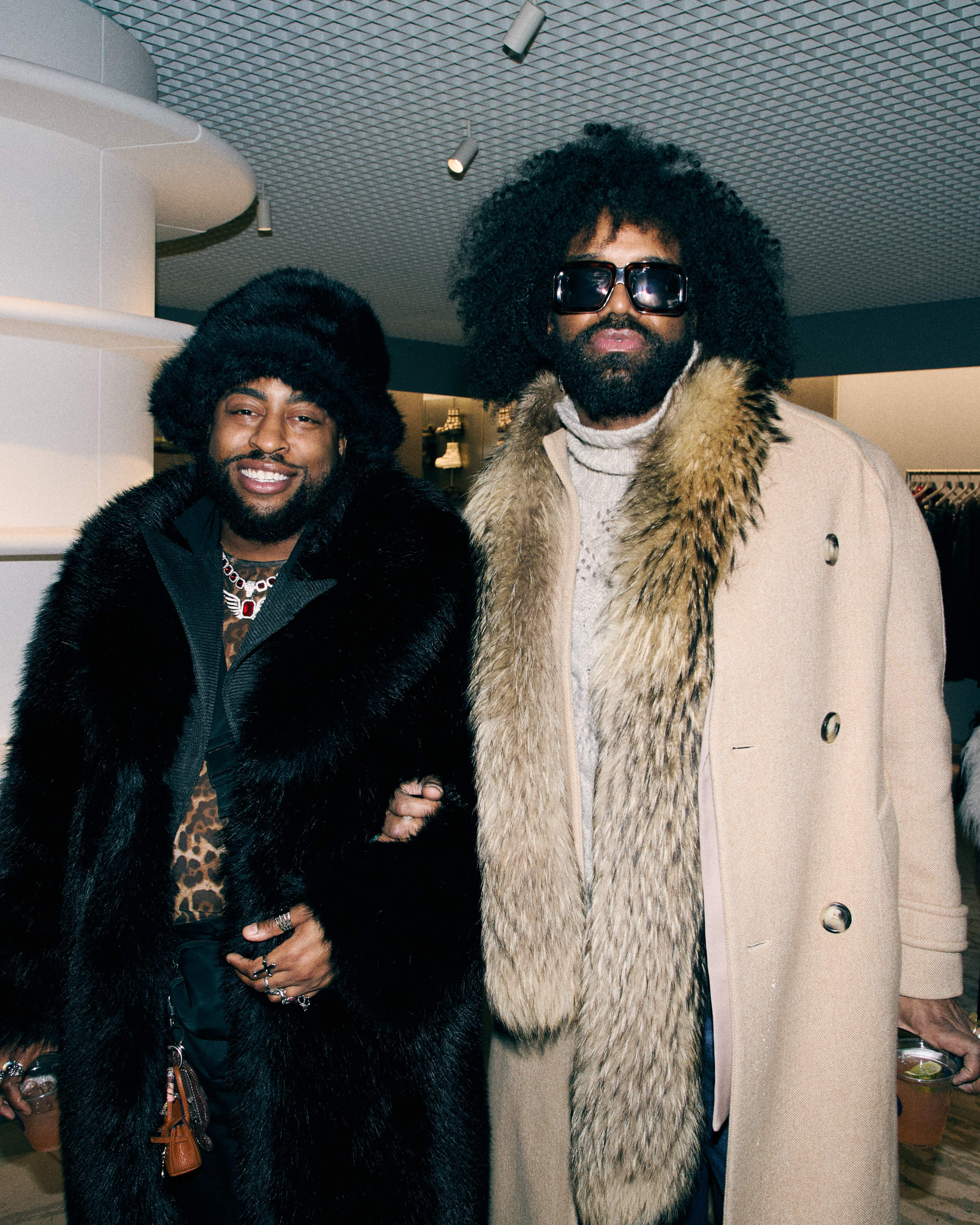 A person wearing incredibly styled clothes from ESSX NYC