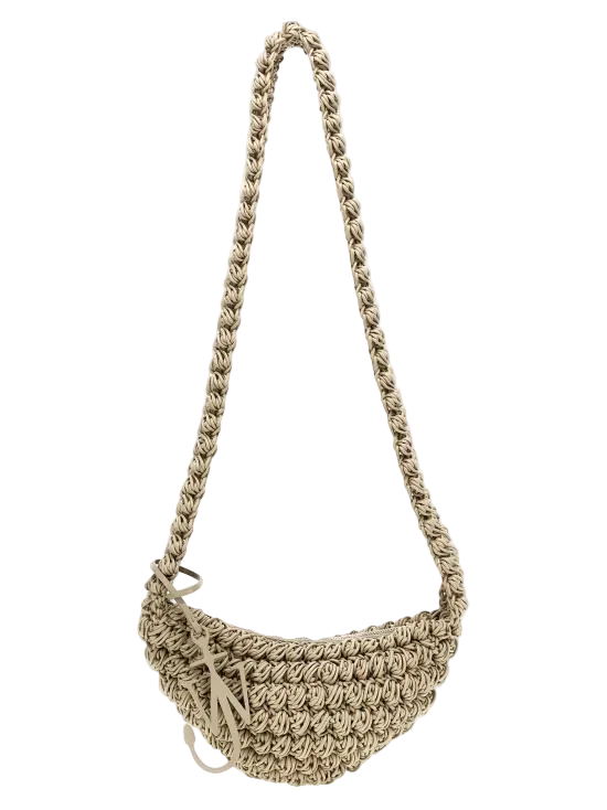 JW Anderson Popcorn Sling Crossbody Bag Grey