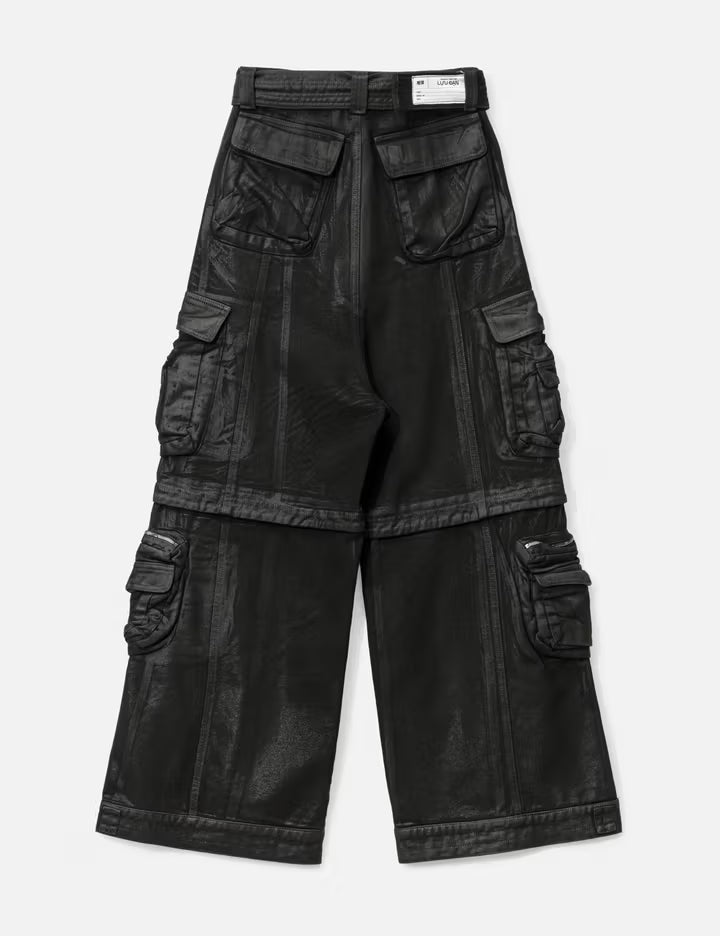 Lu'u Dan  Cargo Jeans Black