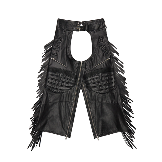 Luu Dan Hell-Fire Leather Chaps Black 12313