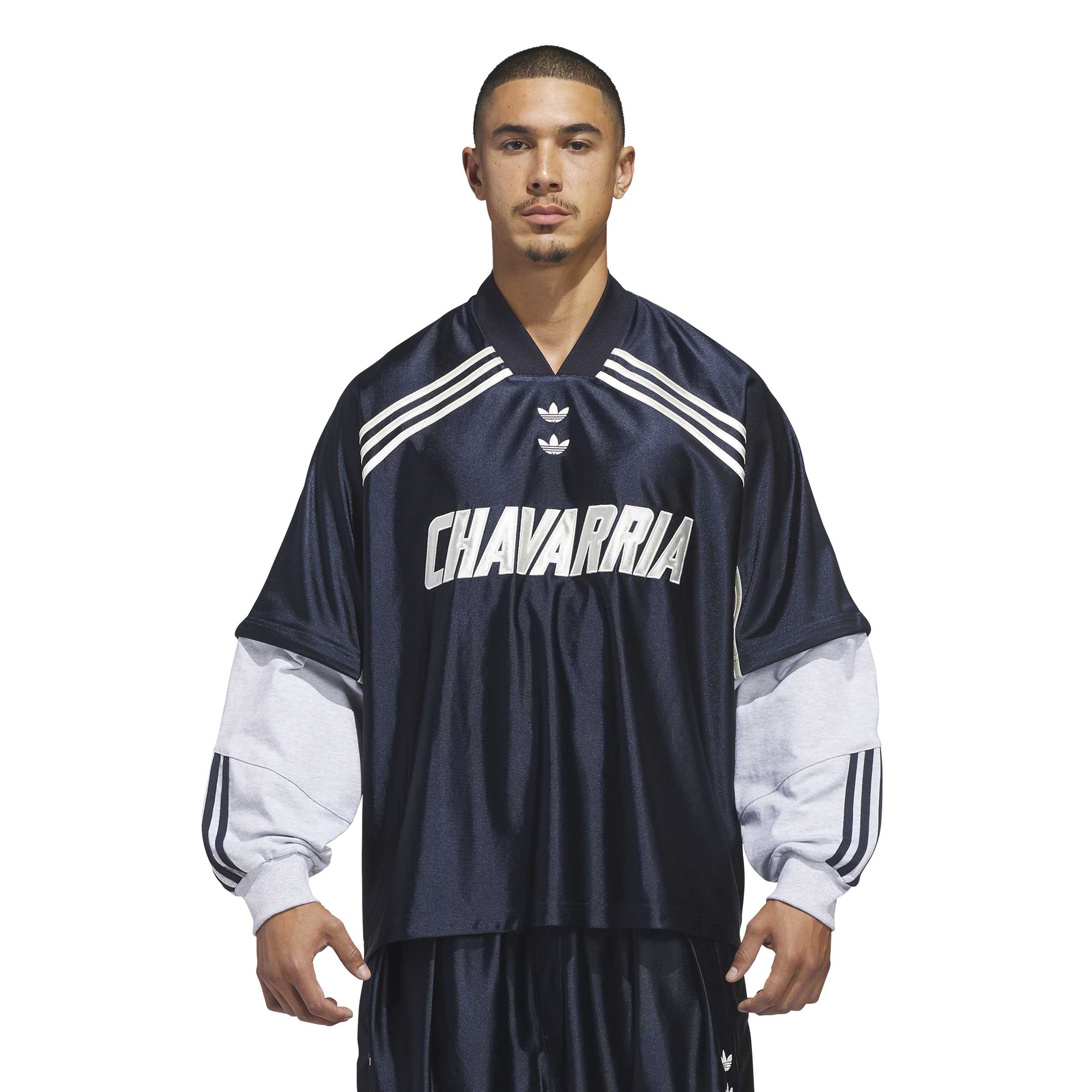 Adidas X Willy Chavarria Dazzle LS Legend Ink/Light Grey Heather