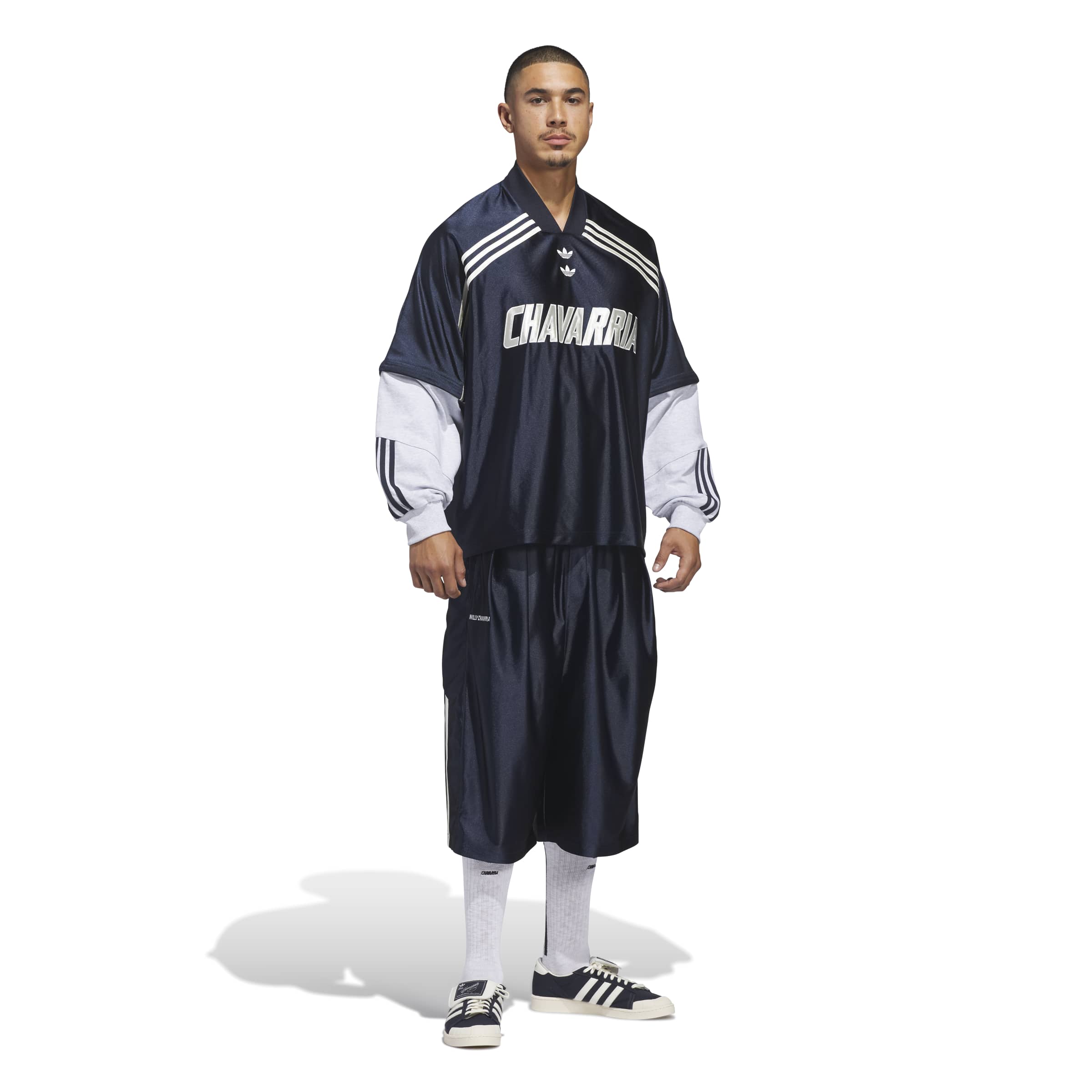 Adidas x Willy Chavarria Dazzle LS Legend Ink/Light Grey Heather