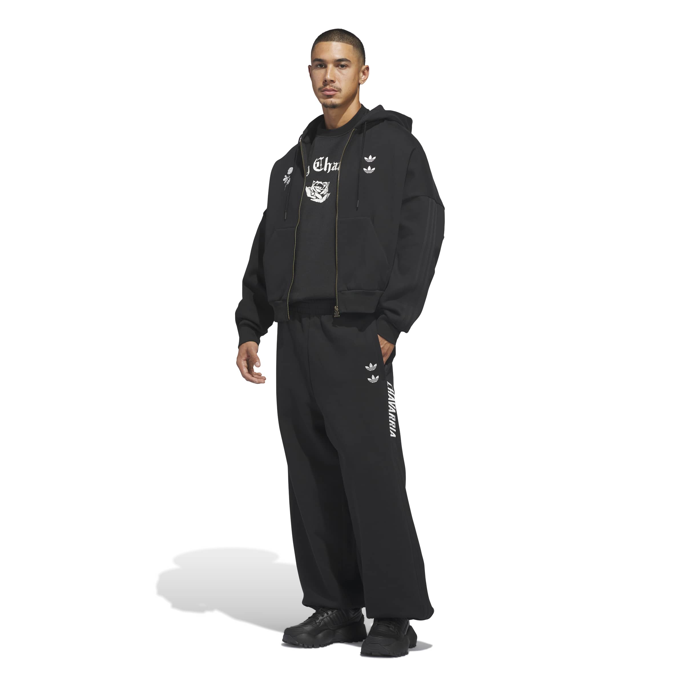 Adidas X Willy Chavarria Dress Twill Track Pant Black