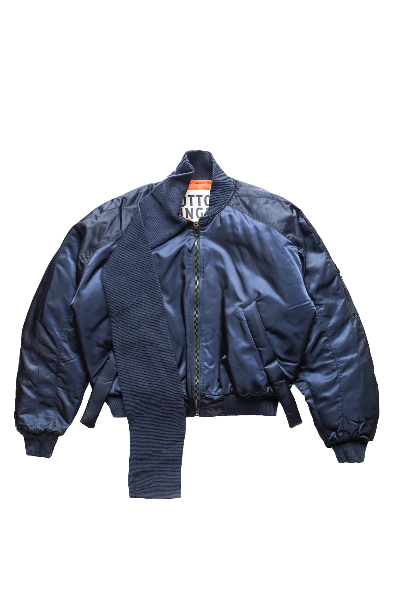 OTTOLINGER Scarf Bomber Jacket Blue