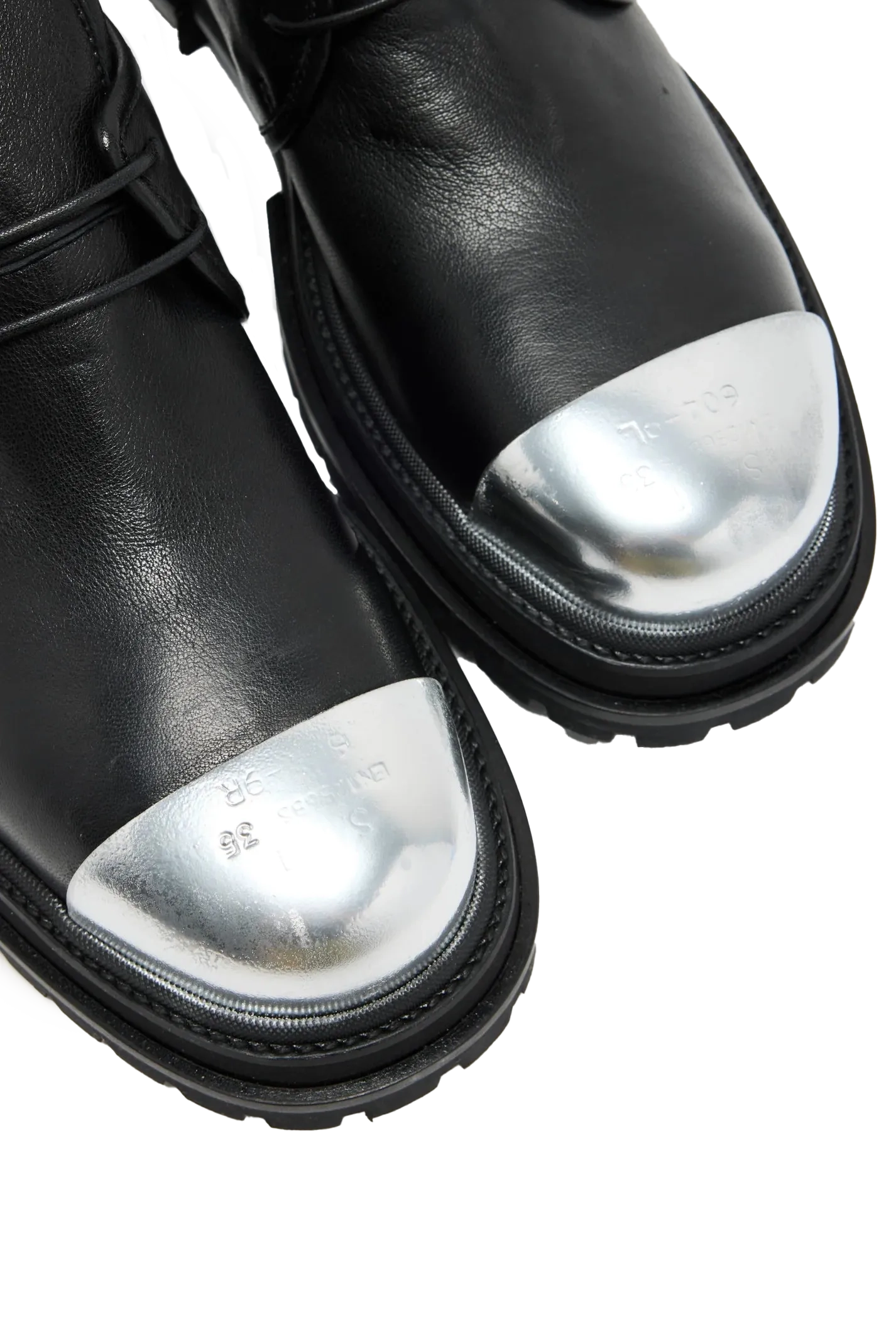 424 Steel Toe Derbies In Black