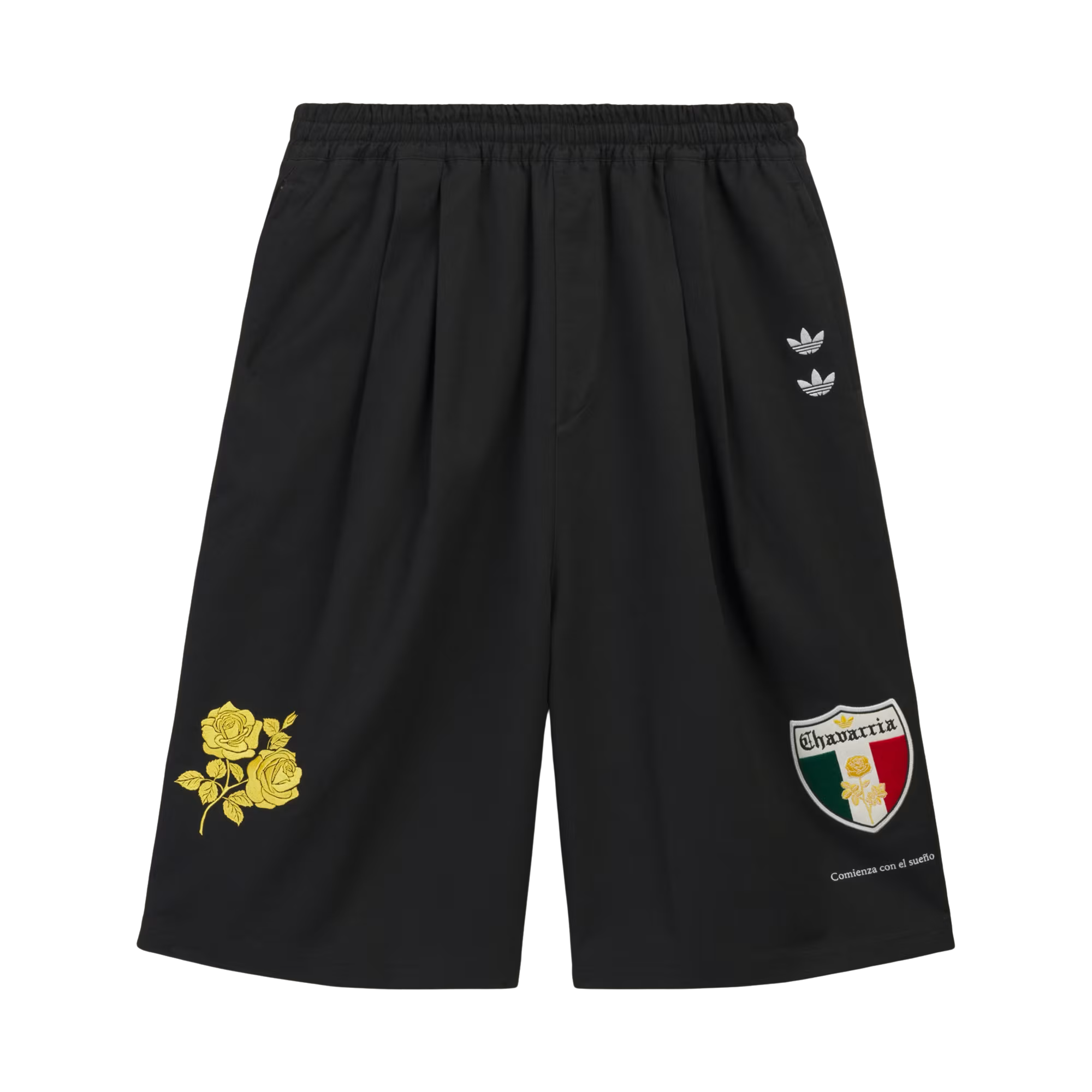 Adidas x Willy Chavarria Long Twill Shorts Black