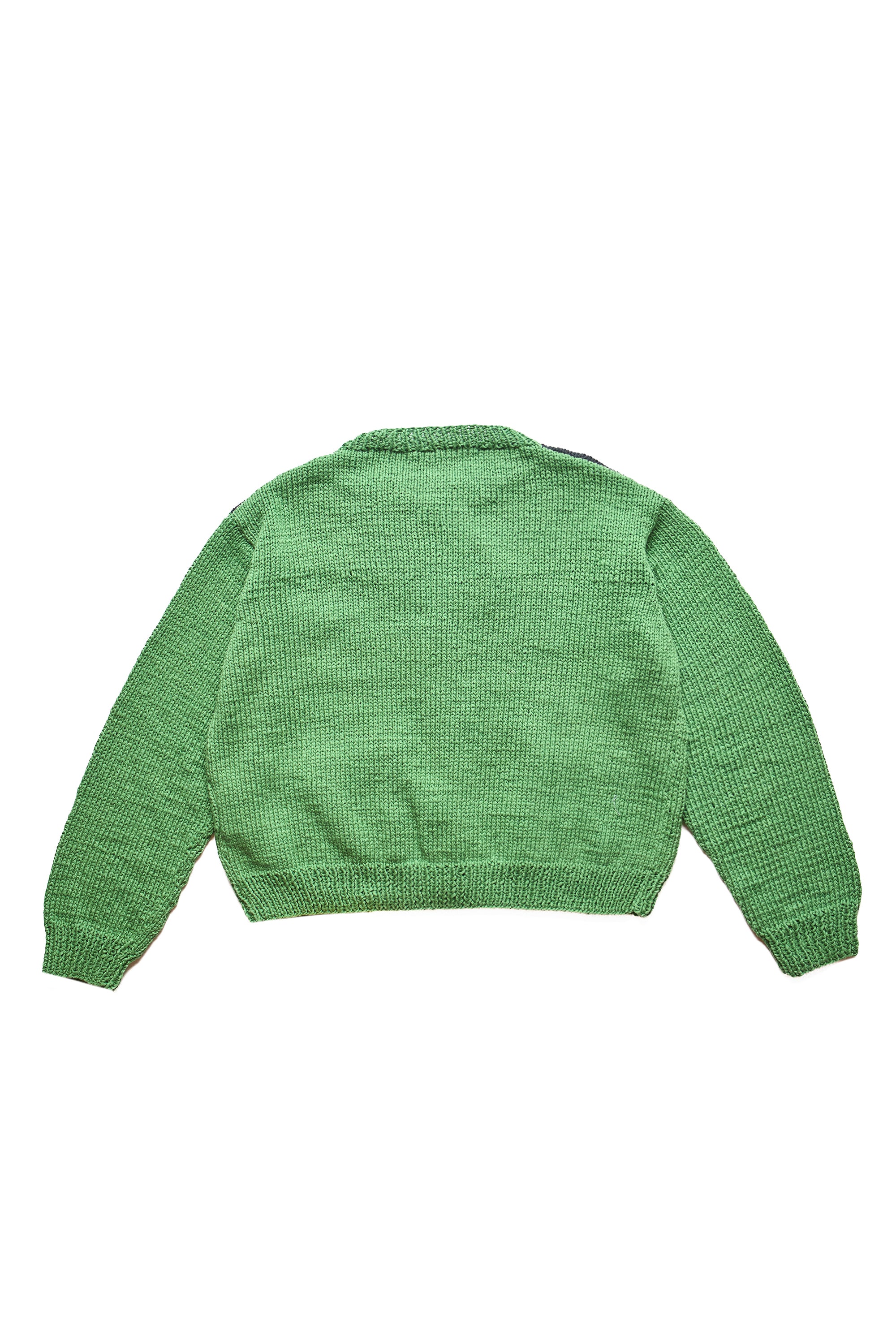 Sky High Farm Workwear Ice Cream Hand Knit Cardigan Green