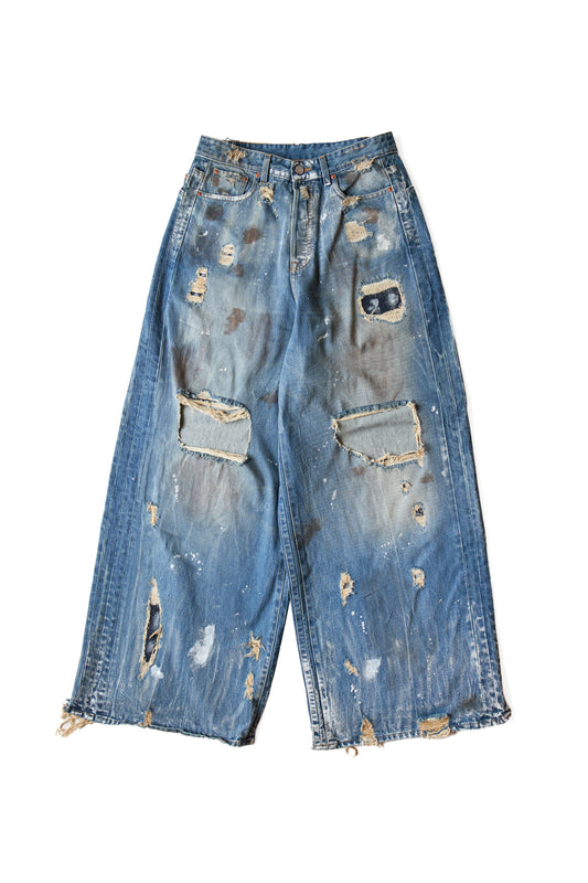 Vetements Trashed Big Shape Jeans 12510