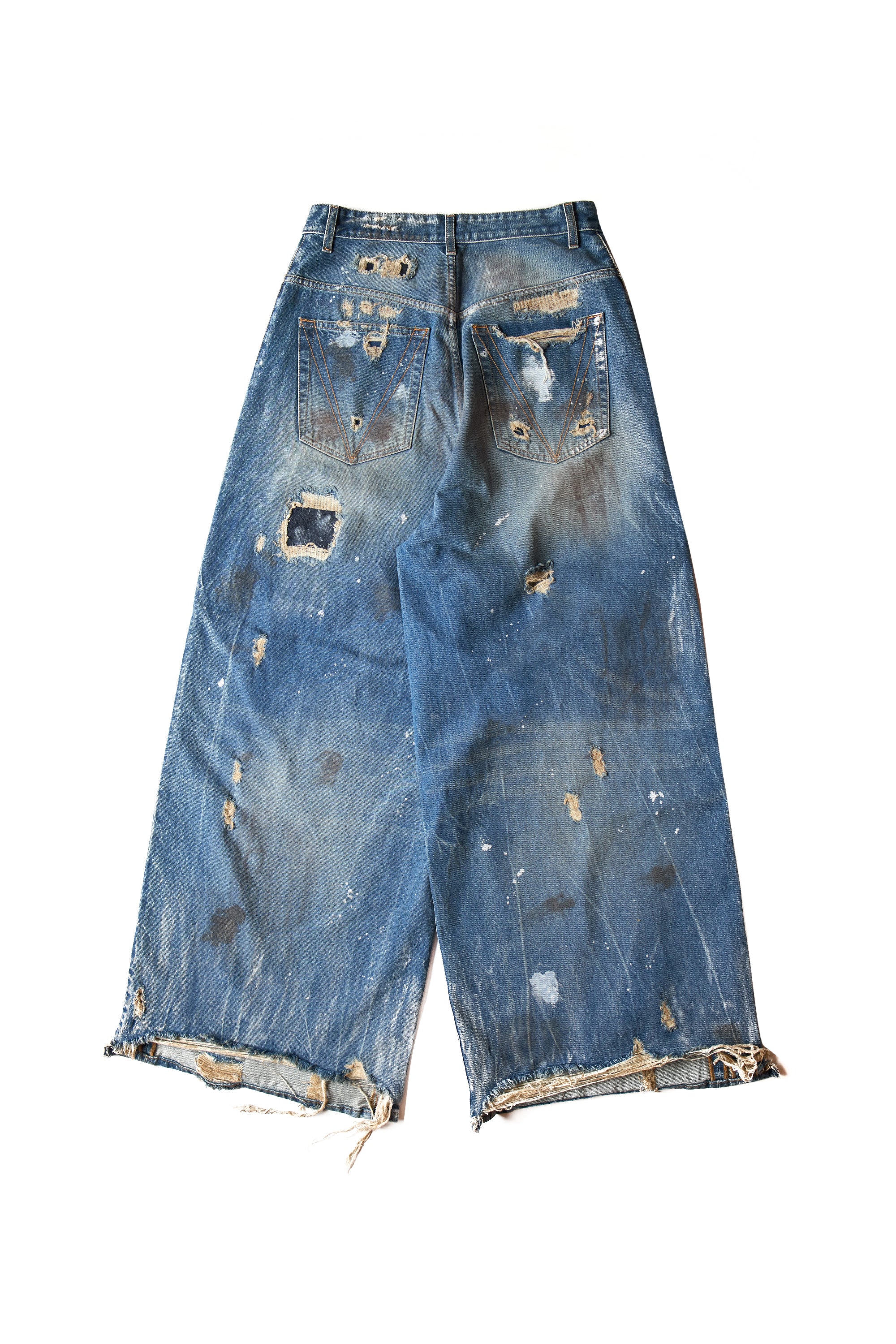 Vetements Trashed Big Shape Jeans 12511