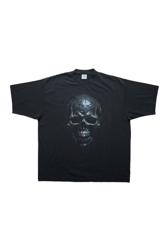 Vetements Black Skull Metal T-Shirt 12546